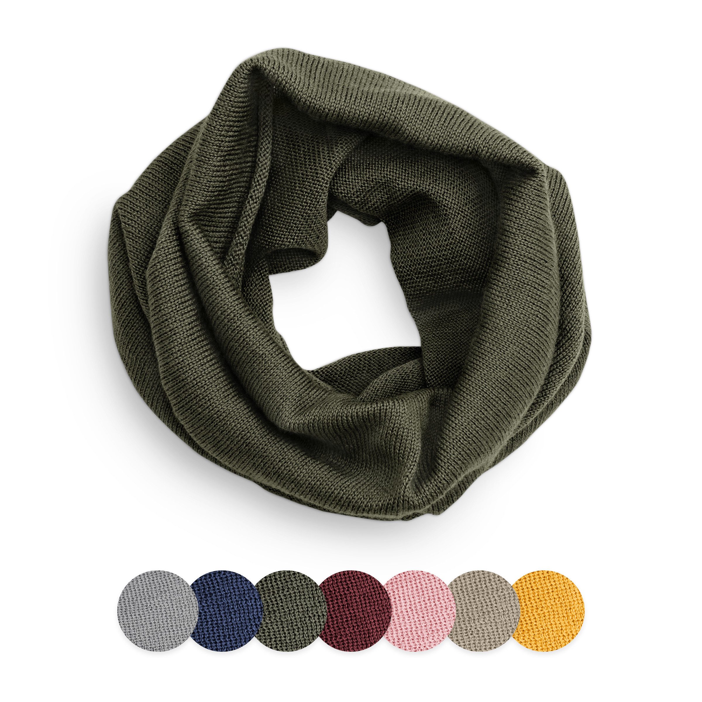 Ehrenkind Strickschal Schlauchschal für Kinder, aus Merino Schurwolle, (Feinstrick), Made in Germany