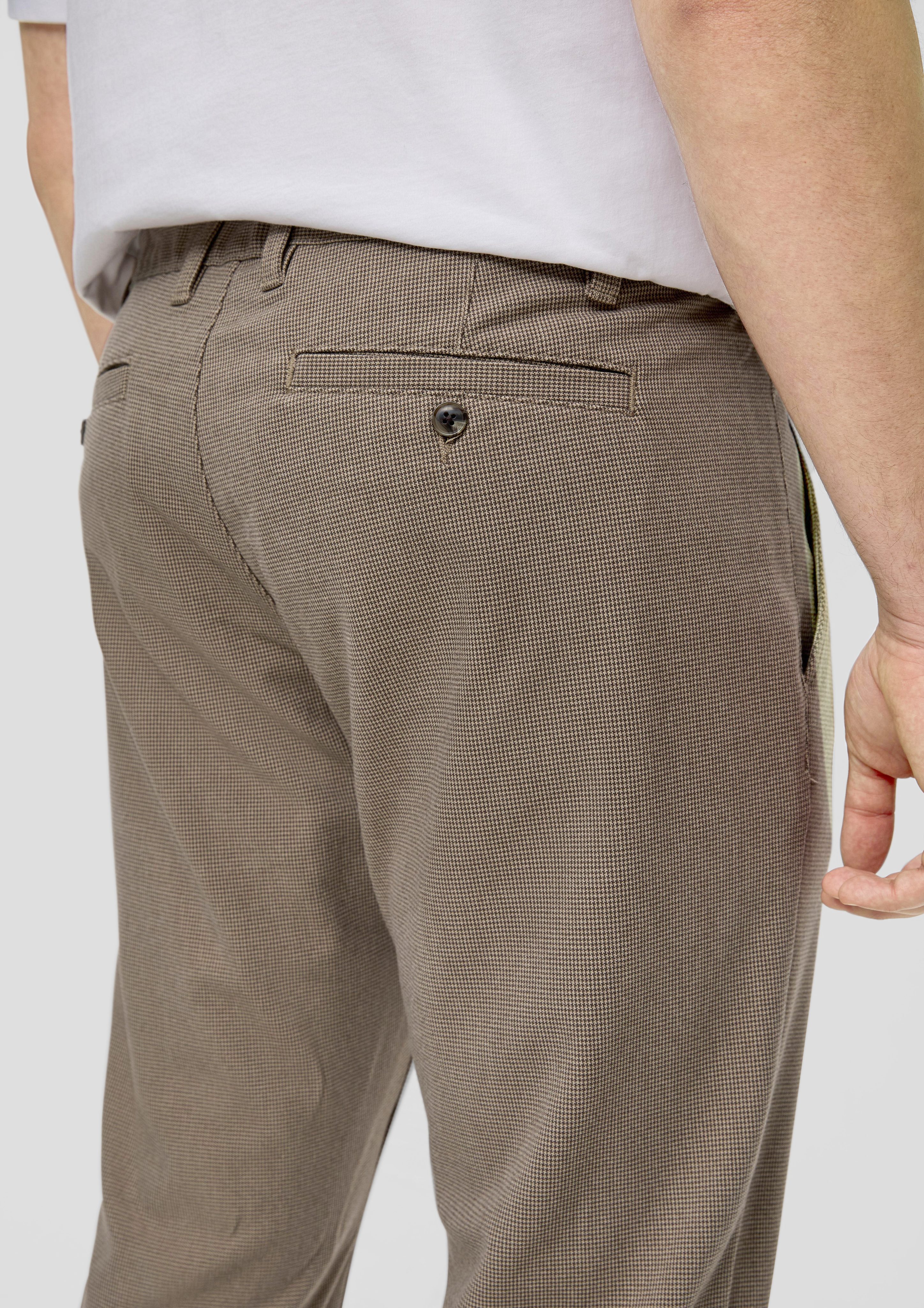 s.Oliver Viskosemix Detroit: aus Stoffhose karamell Chino