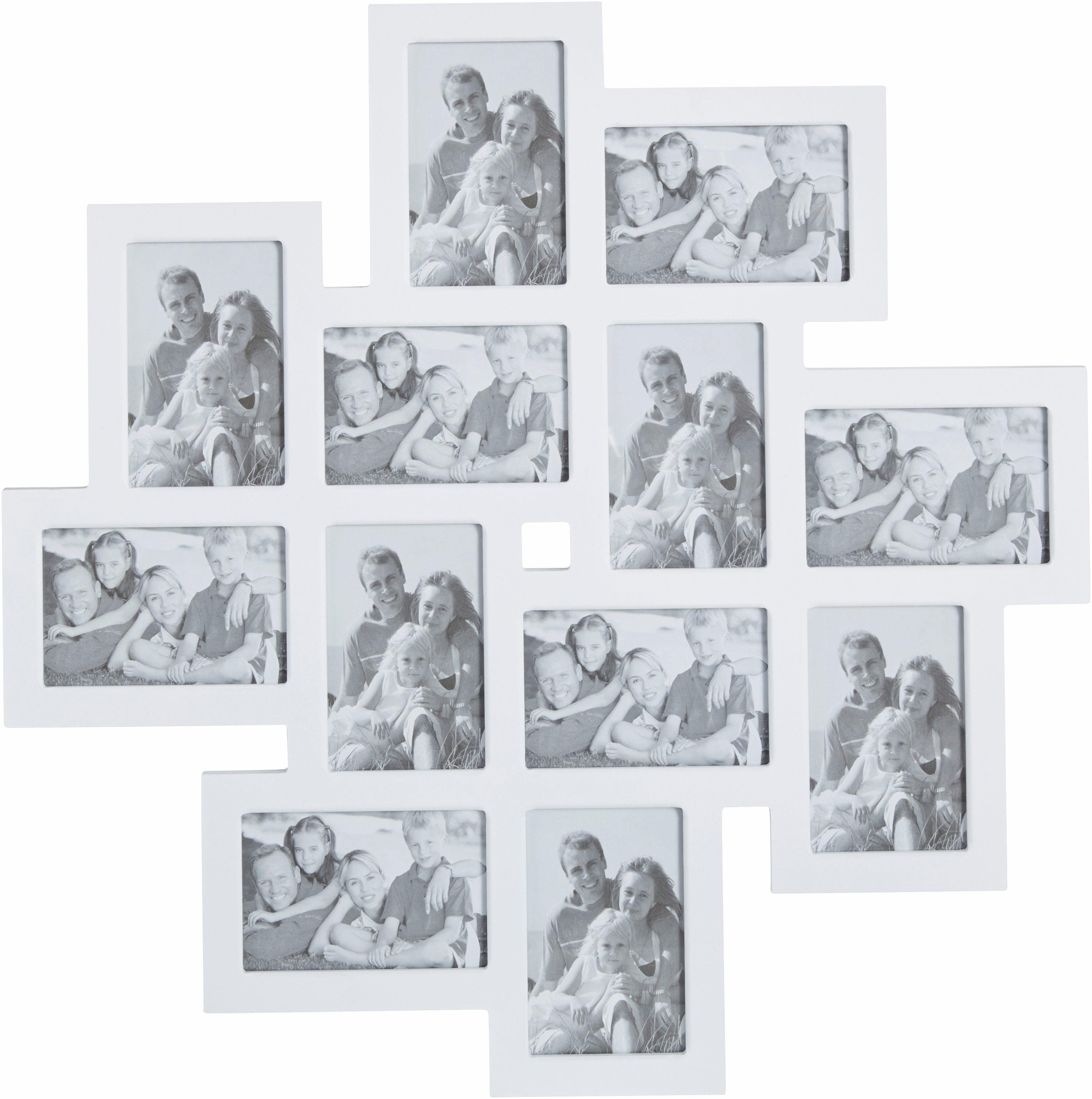 my home Bilderrahmen Collage »Family, weiß«, Fotorahmen, Bildformat 10x15 cm-HomeTrends