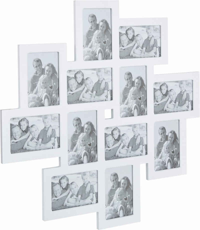 my home Bilderrahmen Collage »Family, weiß«, Fotorahmen, Bildformat 10x15 cm