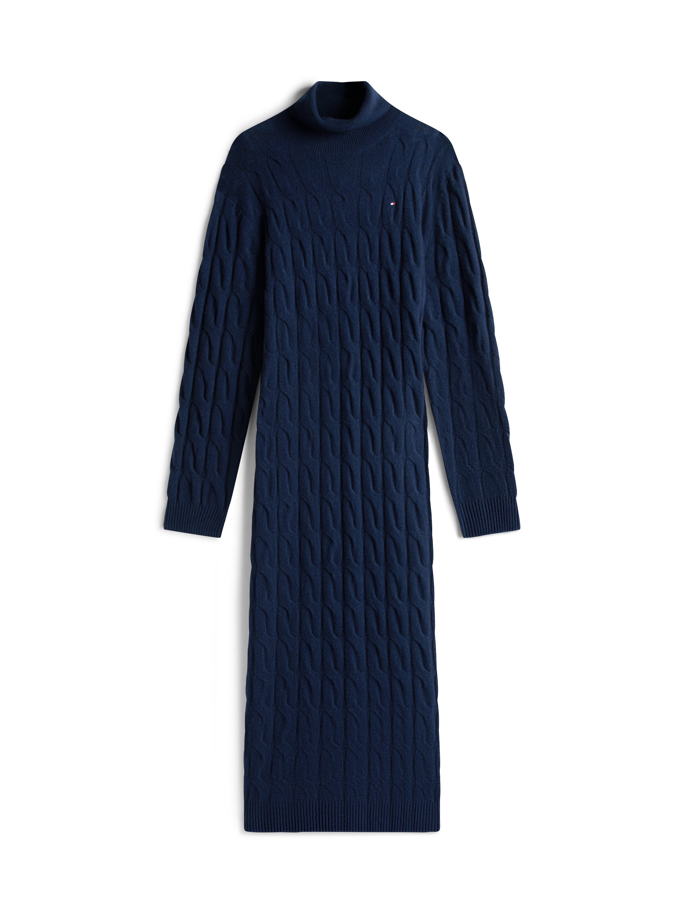 Strickkleid CRV SOFT WOOL CABLE ROLL-NK DRS
