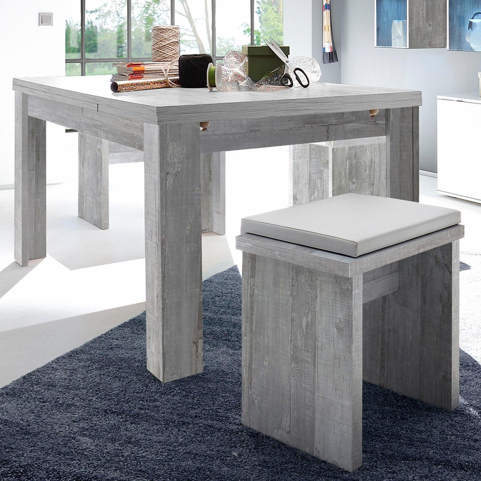 Esstisch Ausziehbar Breite 160 260 Cm 2 5 Cm Starke Tischplatte Online Kaufen Otto