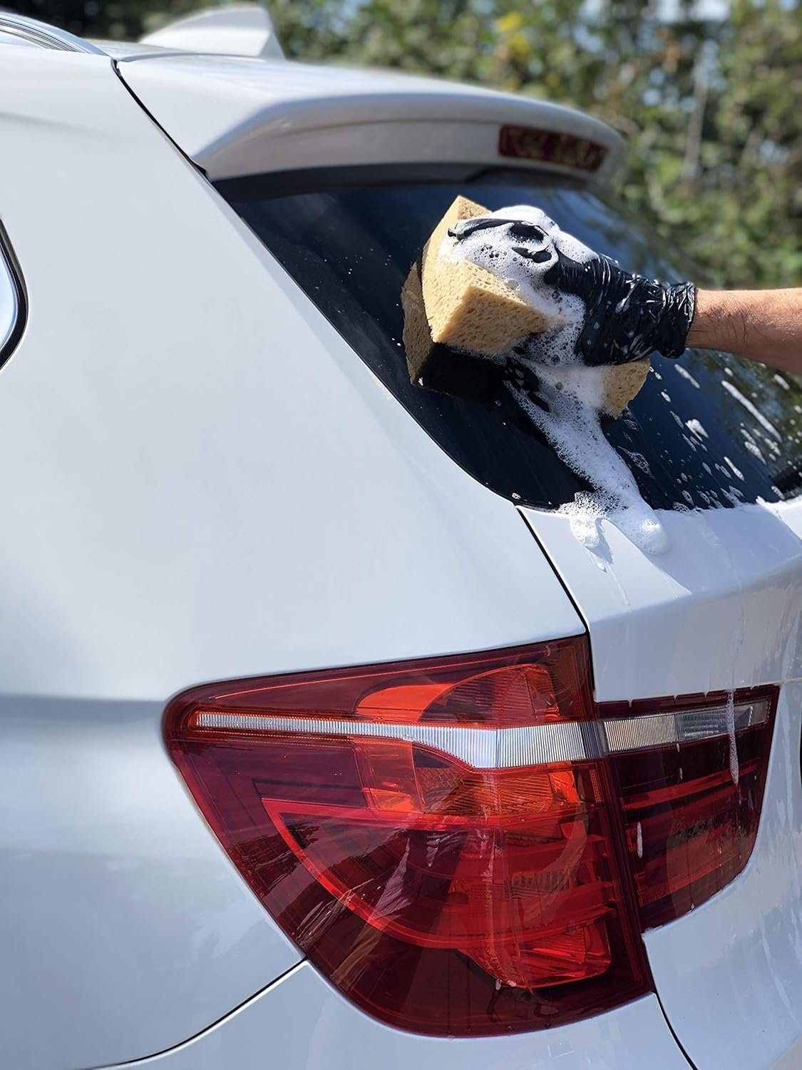 Glart Schwamm 44WSN 2er Set Natur-Waschschwämme für Autowäsche, Lack, 18x12x6 cm