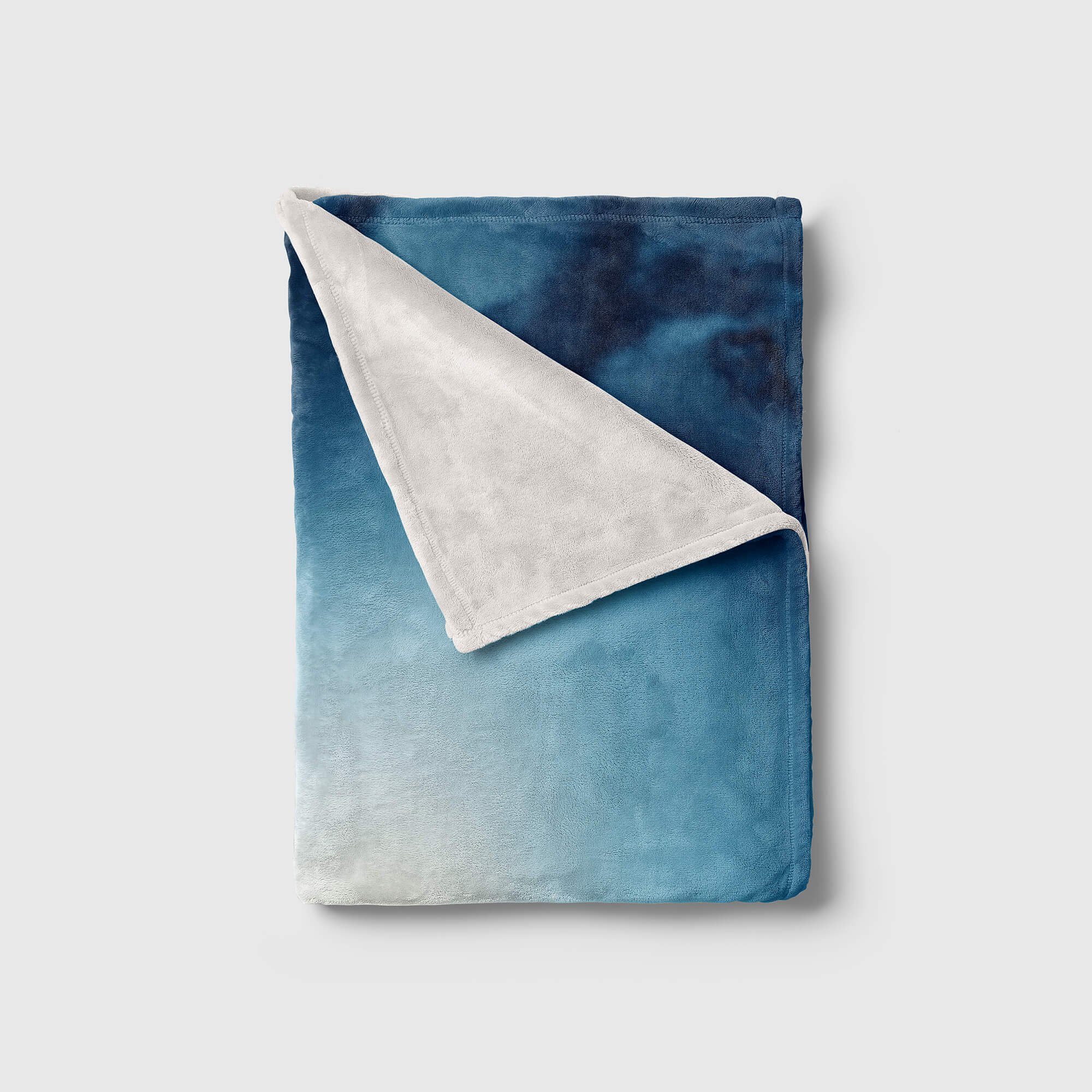 Sinus Art (1-St), Handtuch Saunatuch Blau, mit Kunst Baumwolle-Polyester-Mix Strandhandtuch DNA 3D Handtuch Handtücher Kuscheldecke Fotomotiv