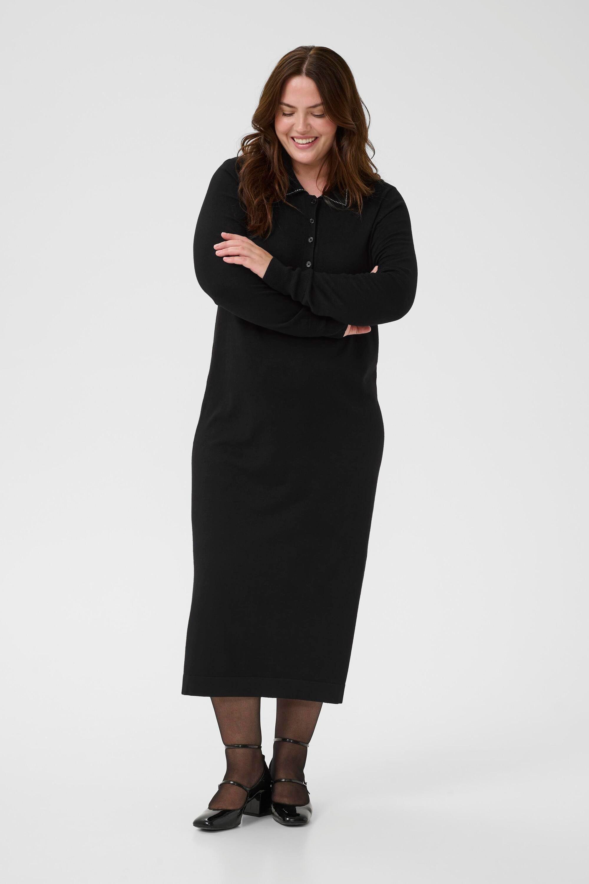 KAFFE Curve Strickkleid Kleid KCjanna Große Größen