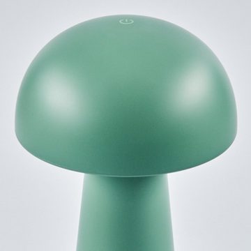 hofstein Außen-Tischleuchte »Feliso« dimmbare Tischleuchte aus Metall/Kunststoff in Grün/Weiß, 3000 Kelvin