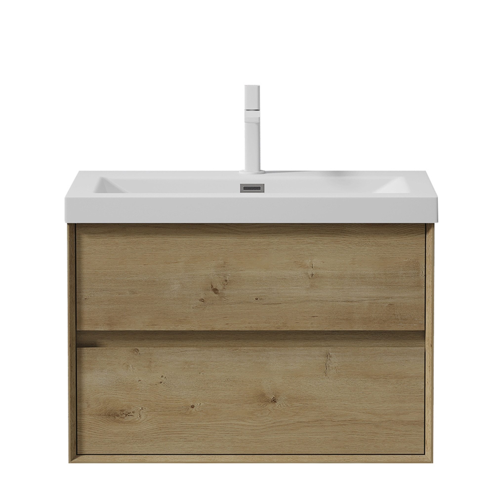 doporro Badmöbel-Set Badmöbel Set Badezimmermöbel Badezimmer Mineraguss Waschbecken Rimo