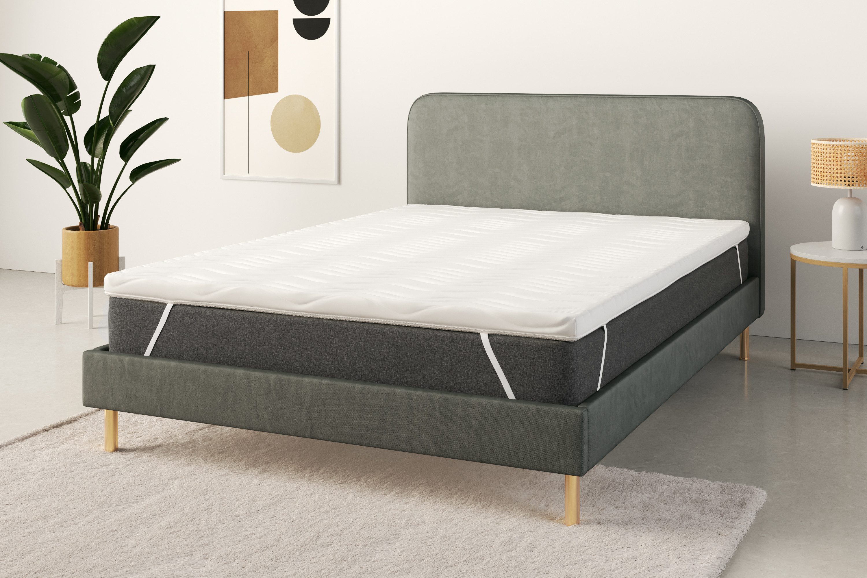 Älgdröm, Topper Sangsjon, Topper 90x200 cm,180x200 cm, 4,5 cm hoch, Gelscha günstig online kaufen