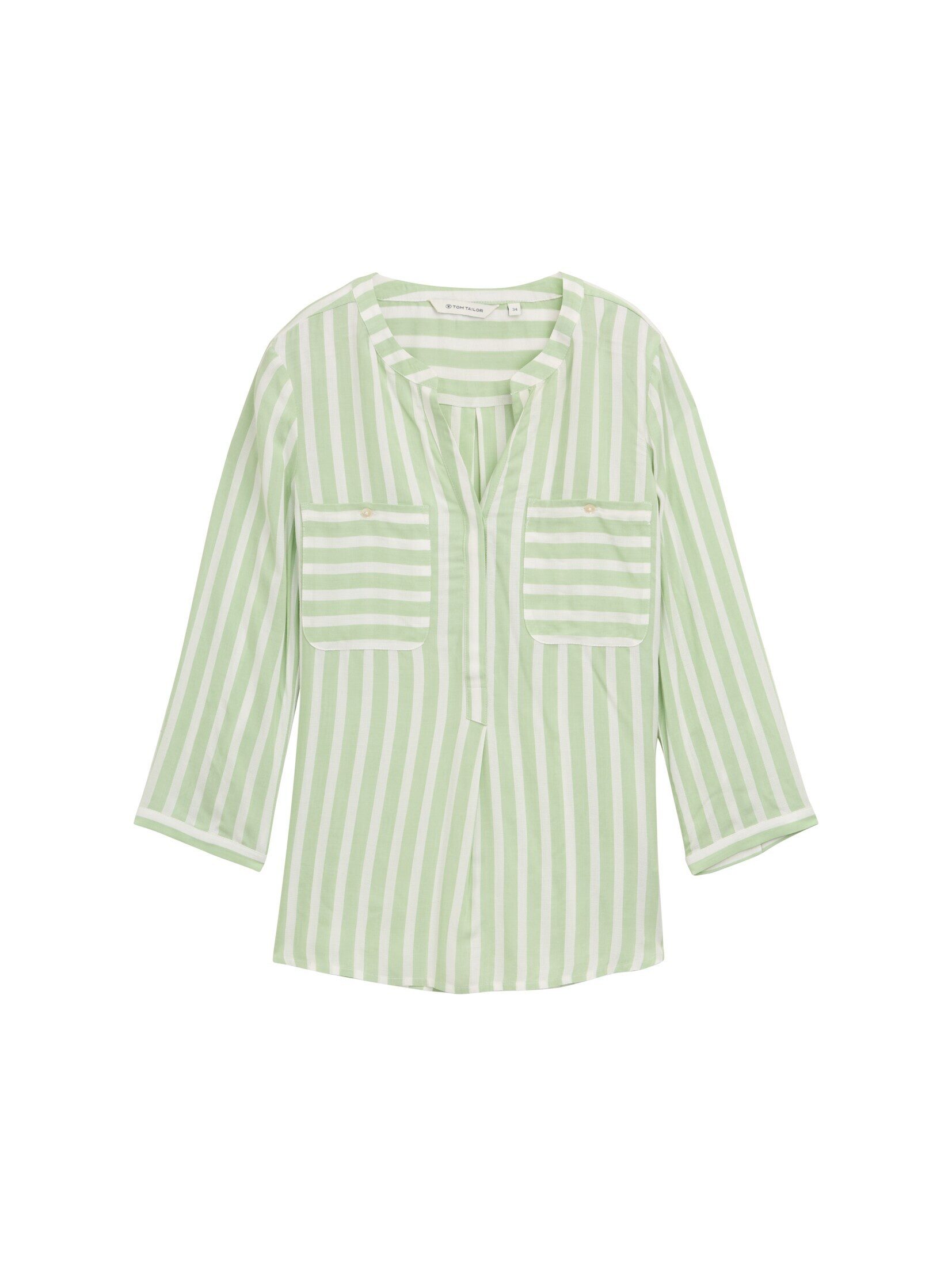TOM TAILOR Langarmbluse Bluse mit Streifenmuster günstig online kaufen