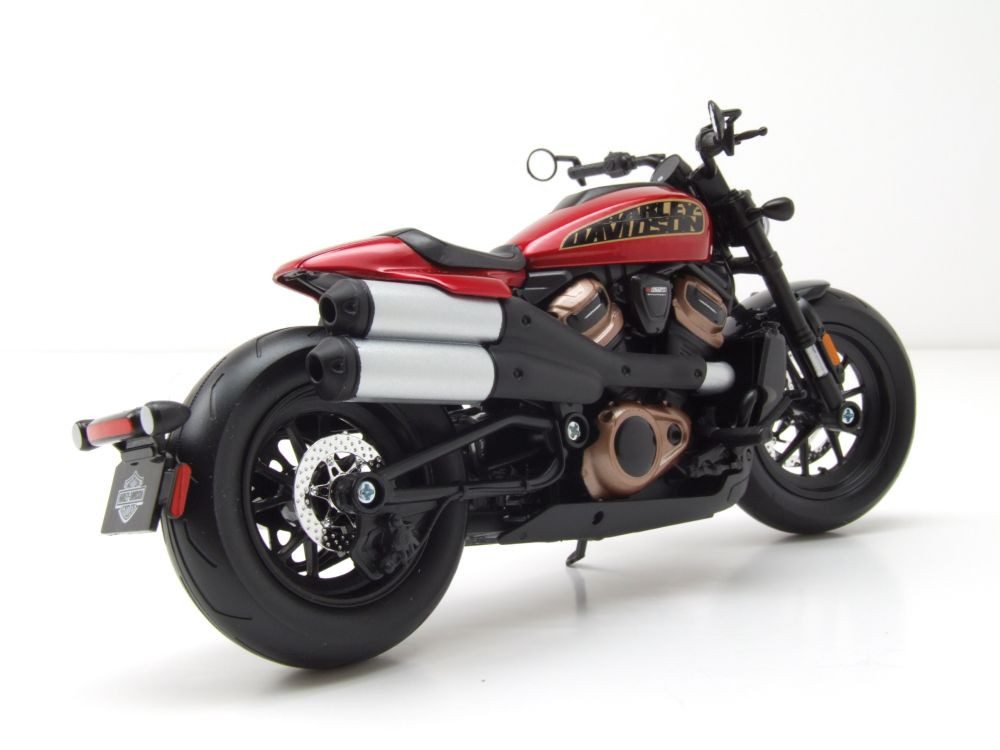 Maisto® Modellmotorrad Harley Davidson Sportster S 2024 rot, Maßstab 1:12