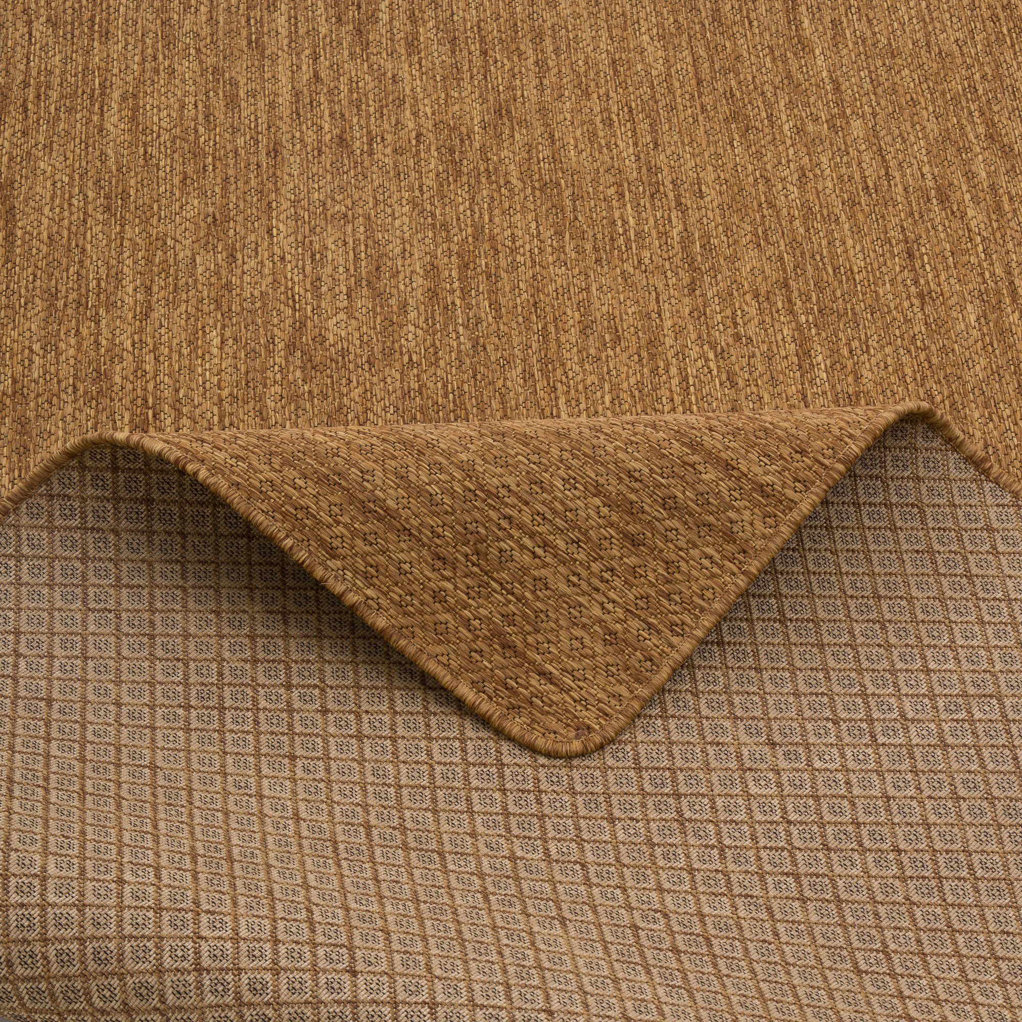 Snapstyle Outdoorteppich In- & Outdoor Flachgewebe Teppich Porto Meliert, Rechteckig, Höhe: 6 mm – Bild 4 von 5