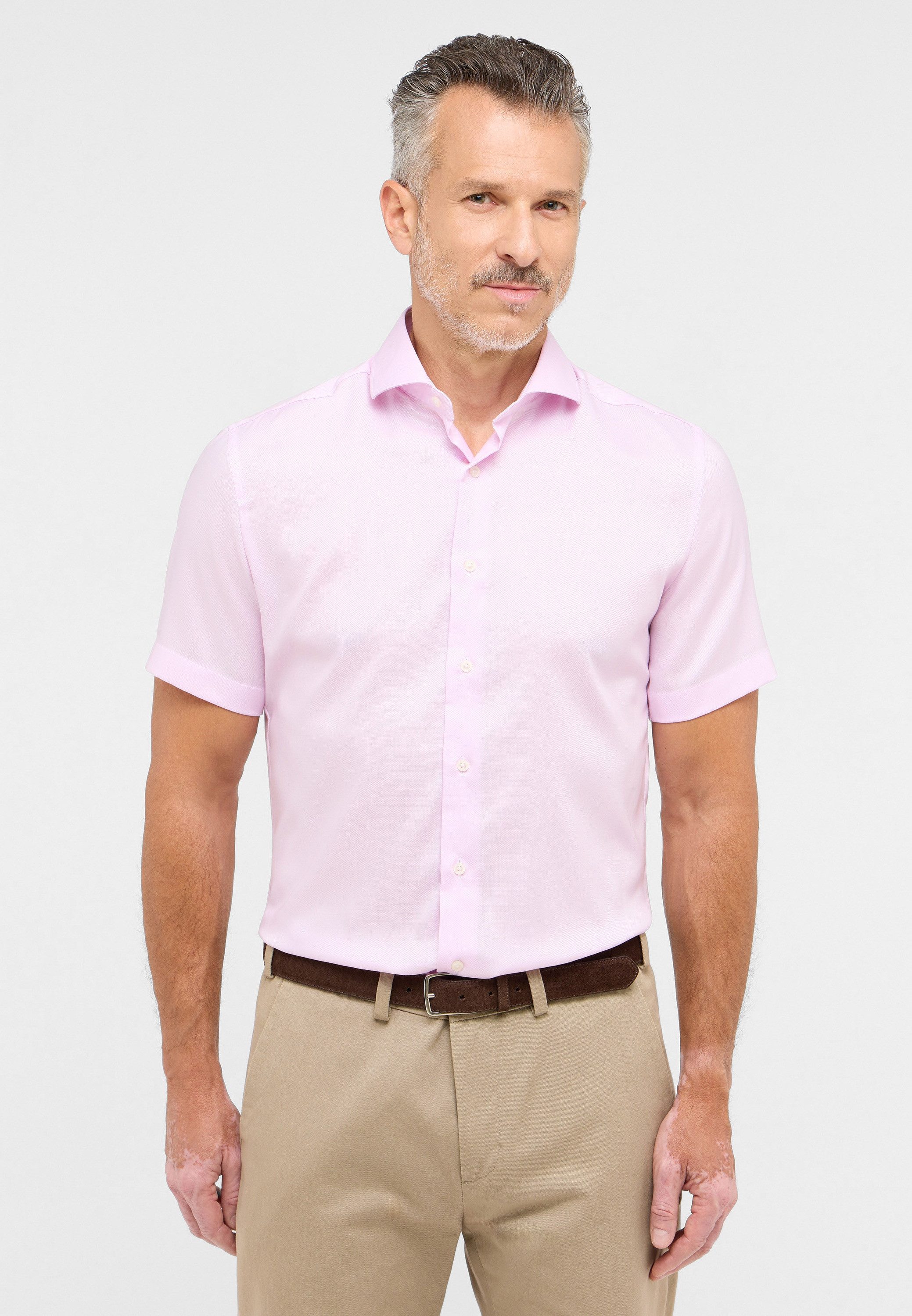 Eterna Kurzarmhemd SLIM FIT EASY IRON (bügelleicht) günstig online kaufen