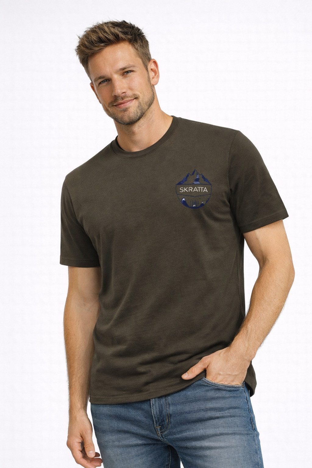 Kurzarmshirt Herren Bio Cotton T-shirt Outdoor