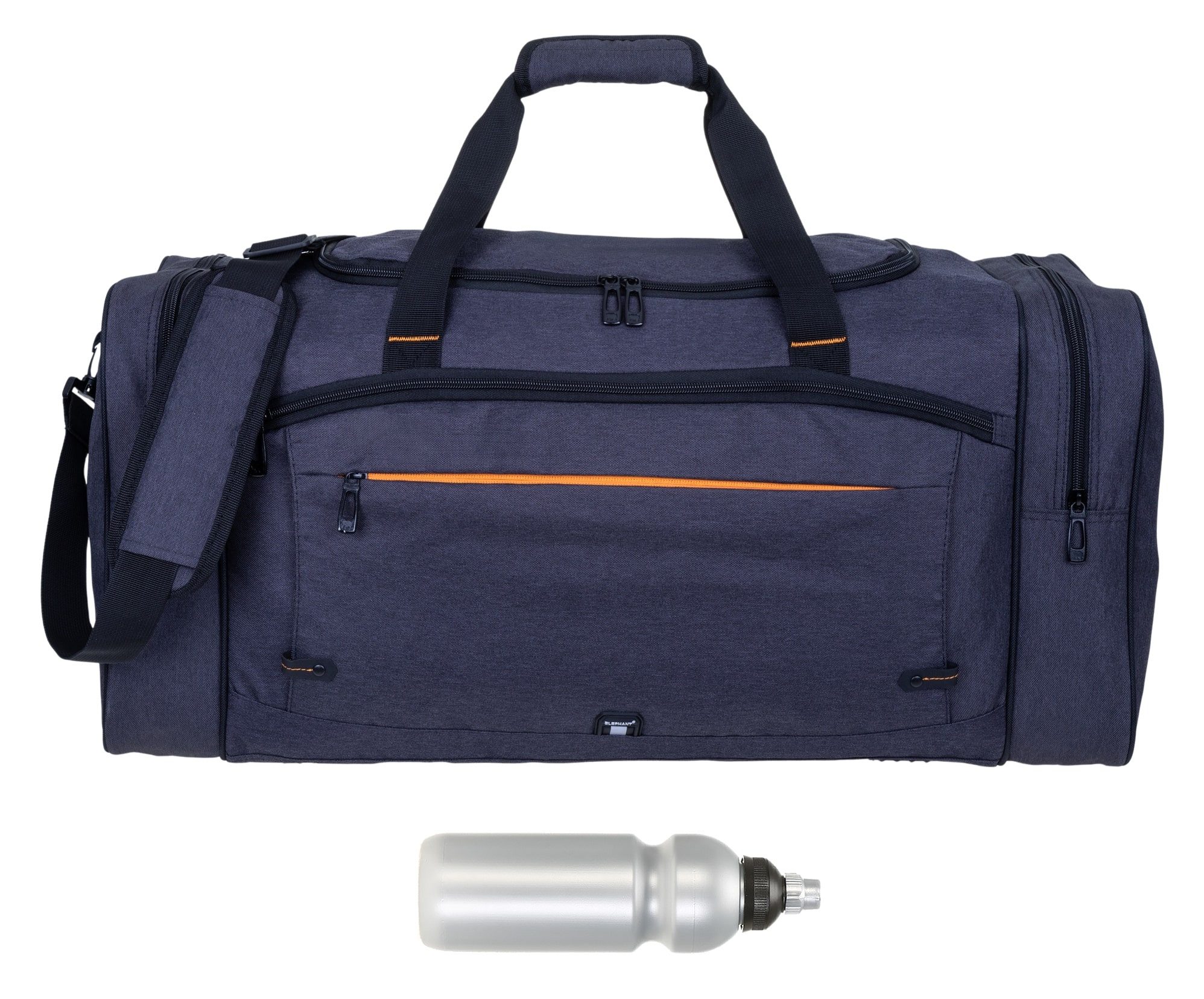 ELEPHANT Sporttasche Sporttasche Reisetasche Saunatasche Herren Damen Accent 69 cm XXL groß, Sport Reise Sauna Tasche + Flasche