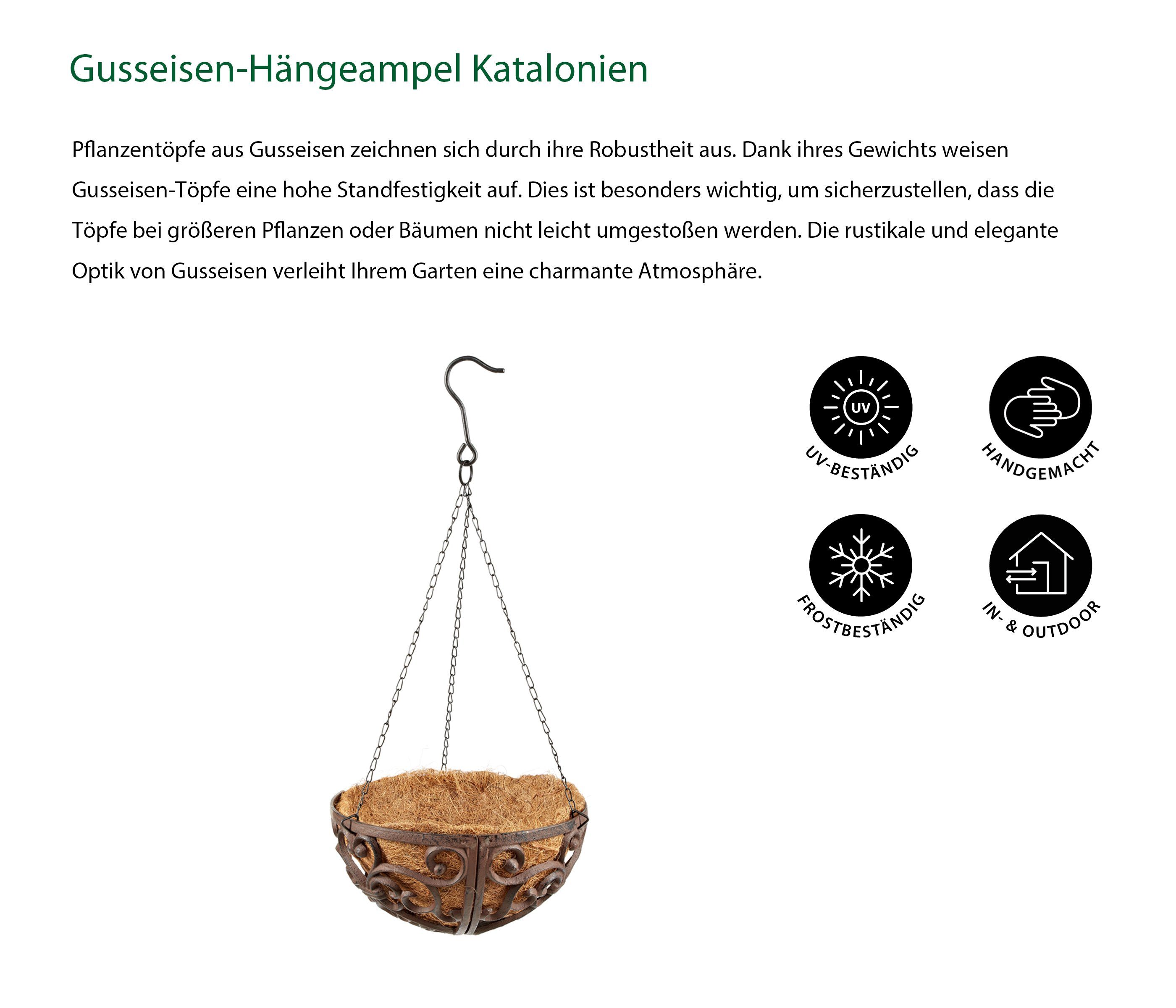 Dehner Blumentopf Hängeampel inkl. Kokoseinlage, Ø günstig online kaufen