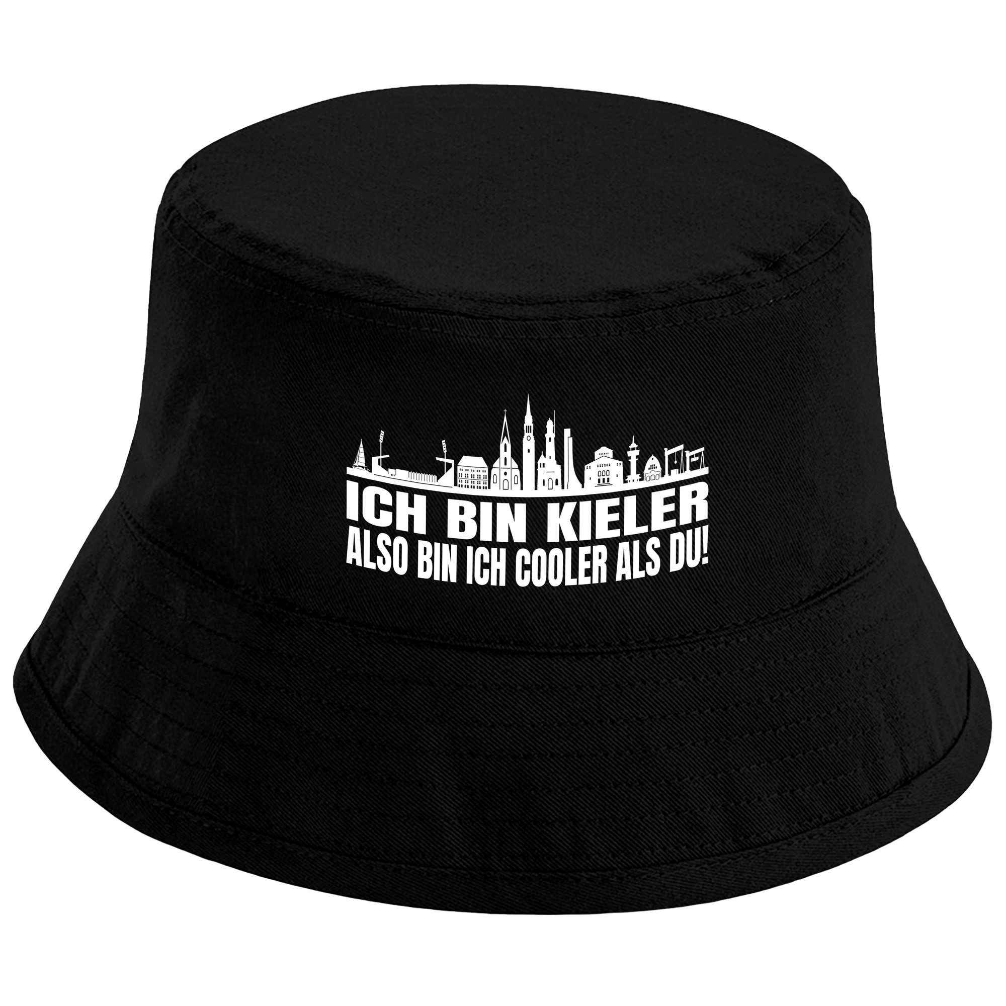 Sonnenhut Bucket Hat Ich bin Kieler also bin ich cooler als du!