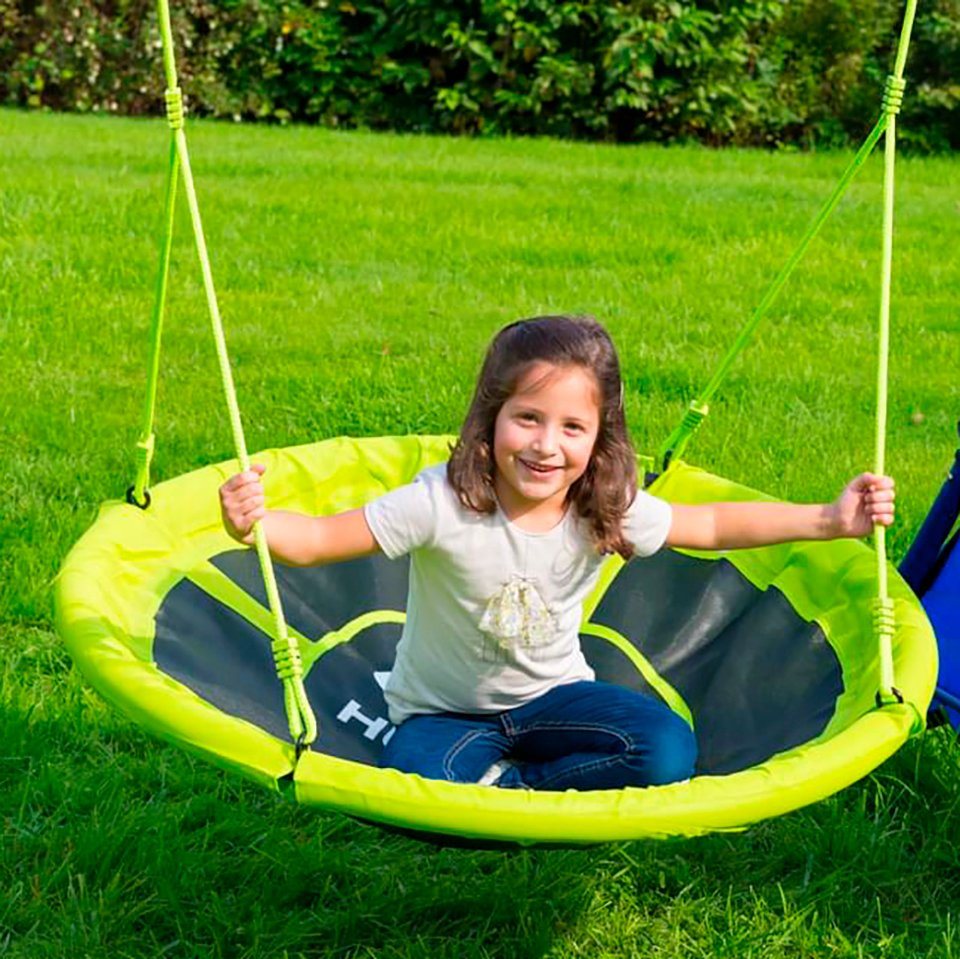 HUDORA Nestschaukel 110 Cm Rahmenh llen Aus Strapazierf higem PVC hudora-nestschaukel-110-cm-rahmenh-llen-aus-strapazierf-higem-pvc