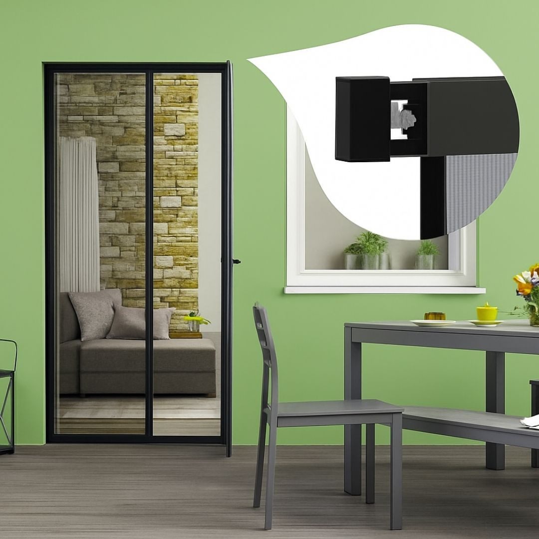 Waidmeister Insektenschutz-Vorhang Waidmeister Klemm-Lamellenvorhang Fliegenvorhang Insektenschutzvorhang