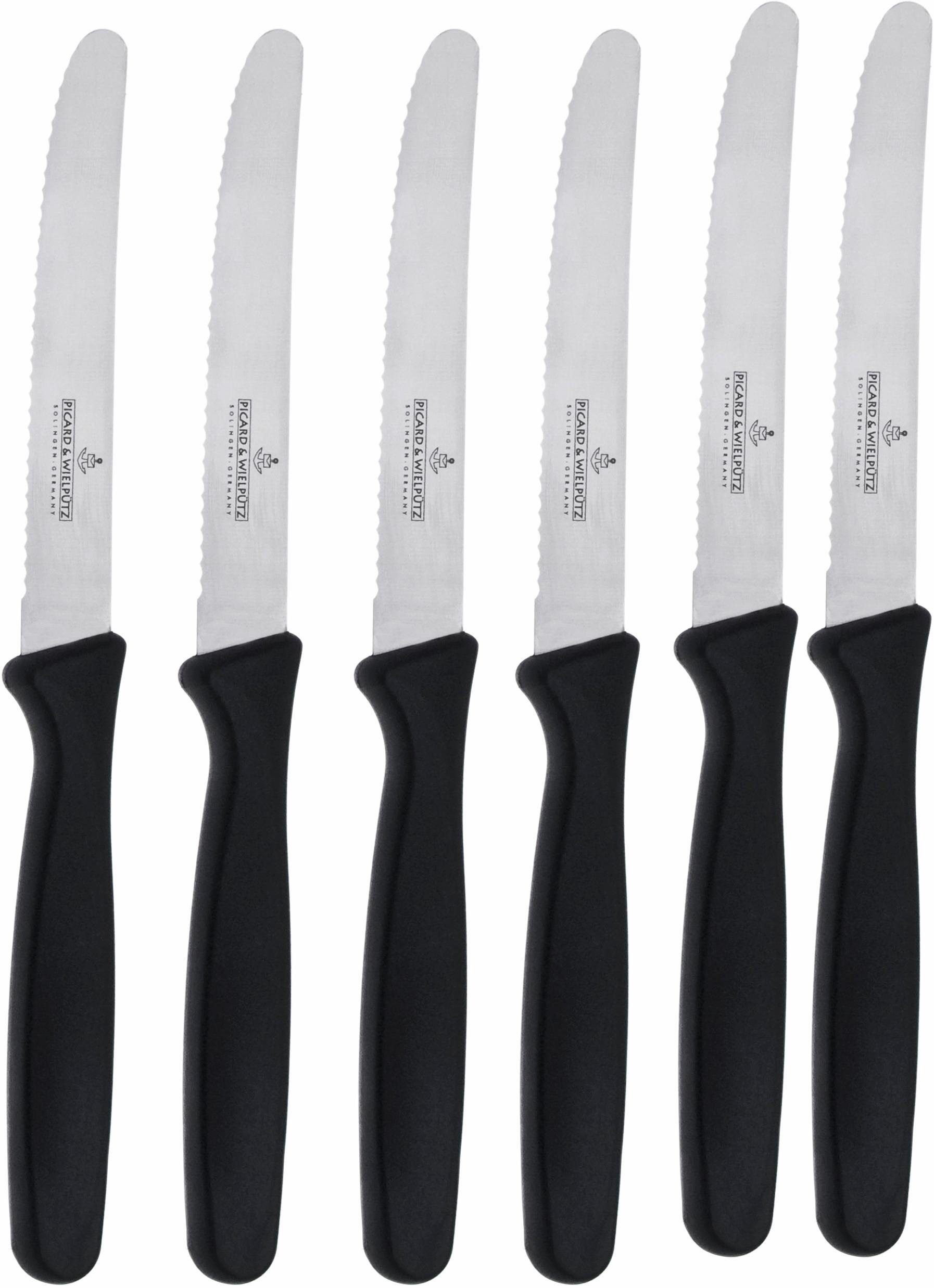 Image of Picard & Wielpütz Solingen Brotzeitmesser (6 Stück), Made in Germany