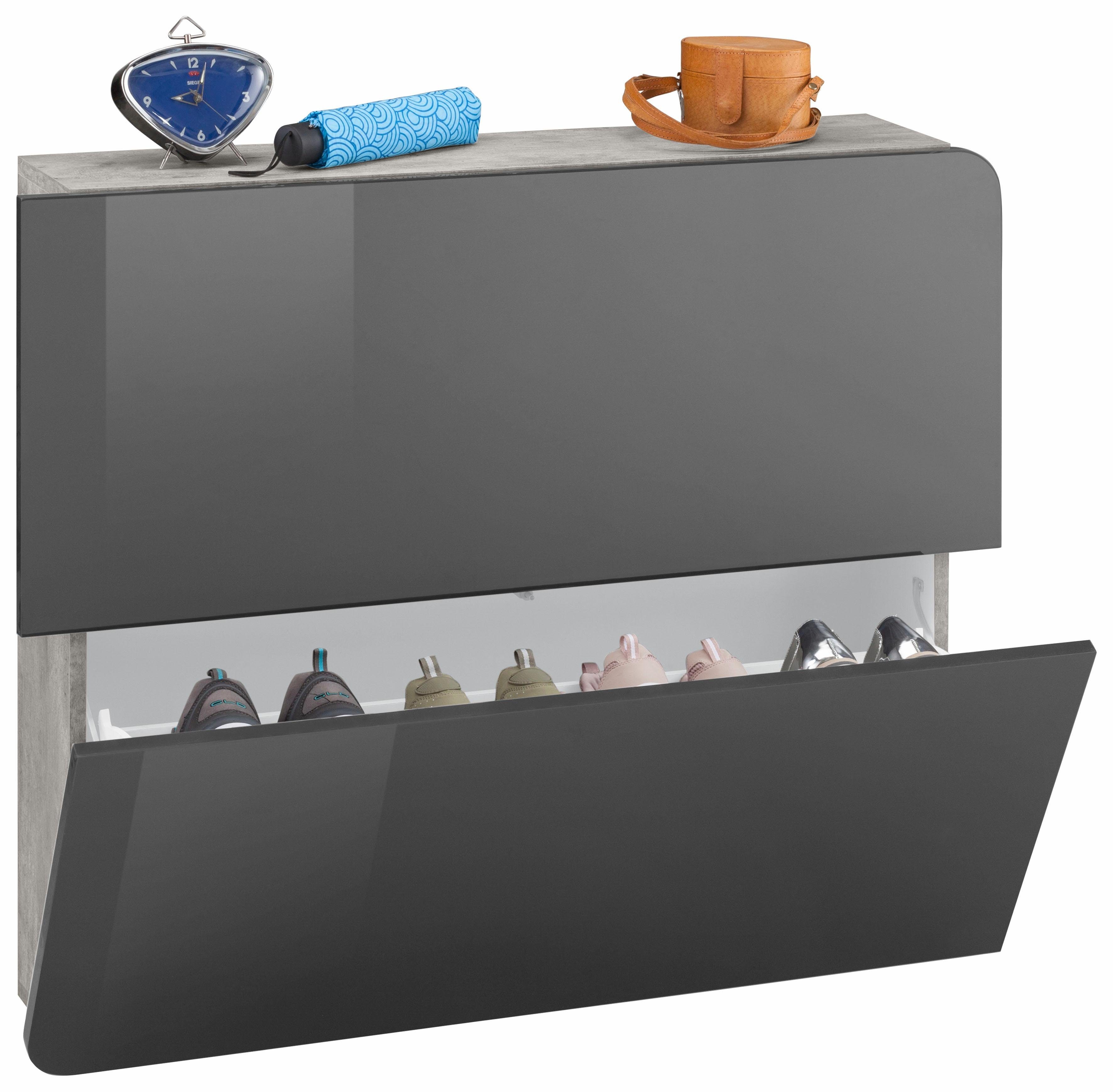 Places of Style Schuhschrank »Goccia« Breite 100 cm, mit griffloser