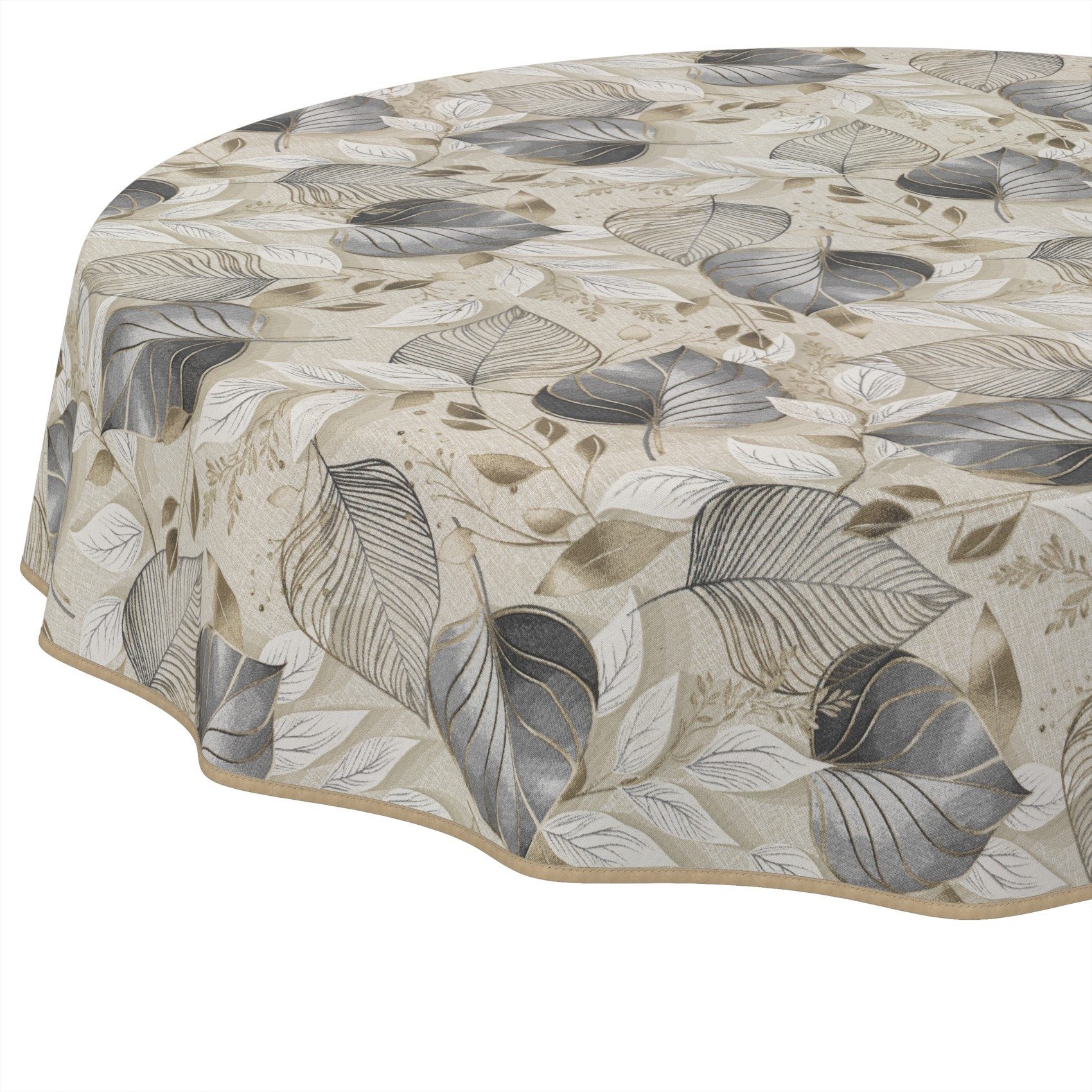 ANRO Tischdecke abwaschbar Tischtuch Baumwolle Polyester wasserabweisend (E günstig online kaufen