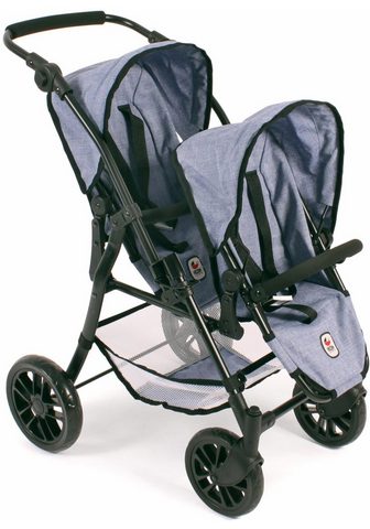 CHIC2000 Puppenbuggy "Twinny blau"