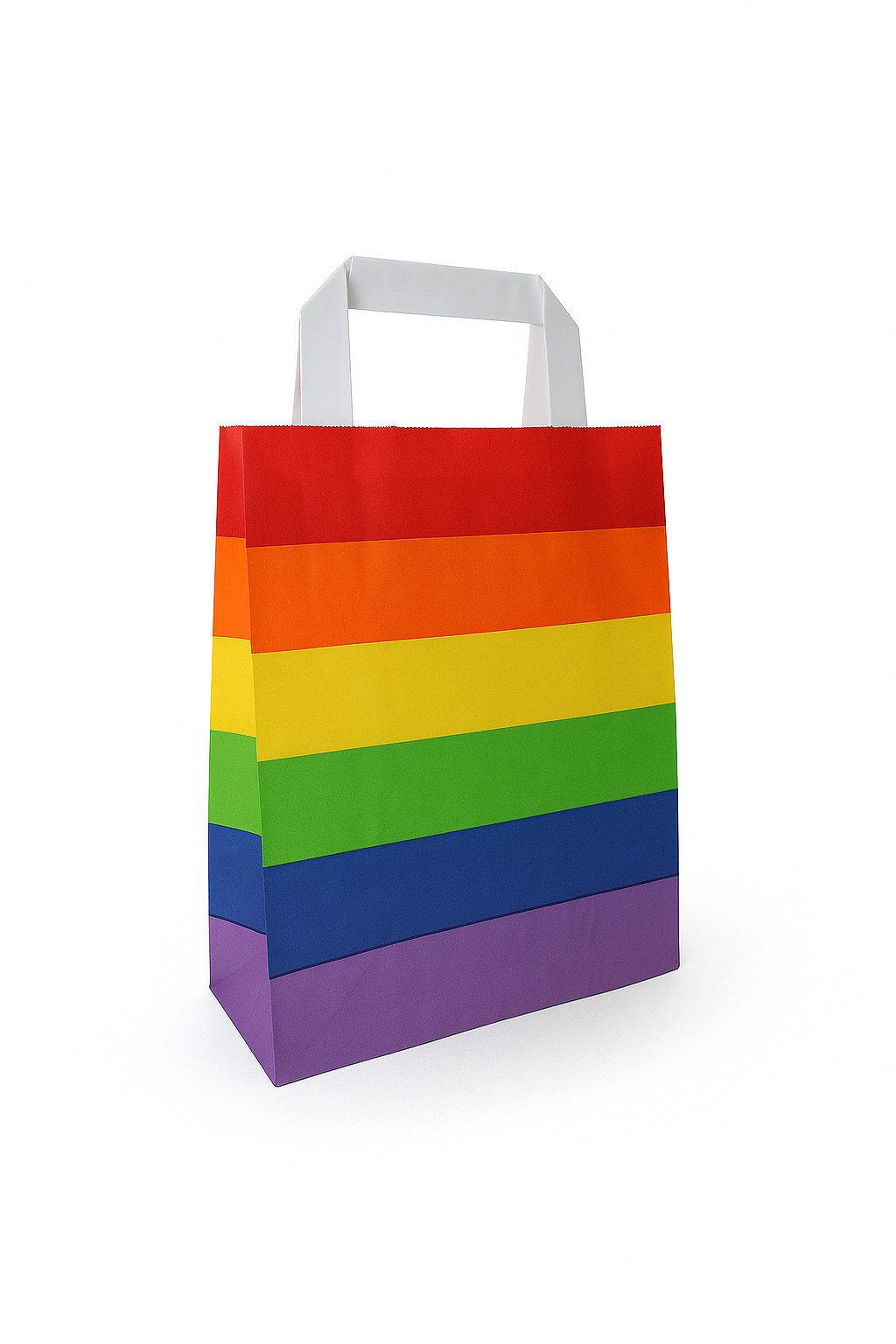 Tragetasche Papiertragetasche "Regenbogen" (10-tlg)