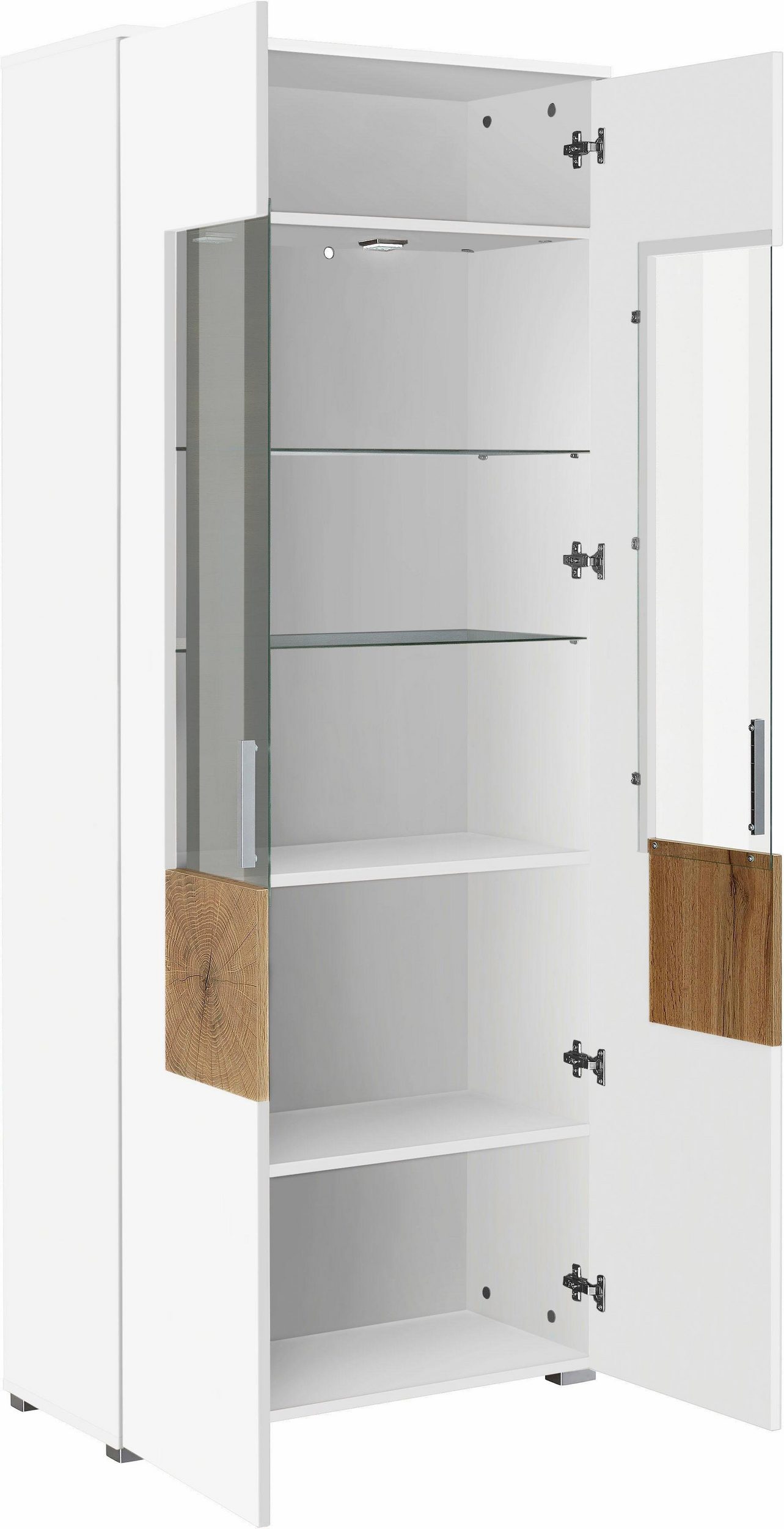 Vitrine WOBONA in weiß matt
