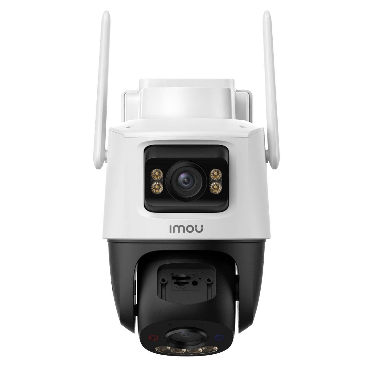 Imou Überwachungskamera AOV Dual Kit 5+5 MP 4G WLAN Batteriebetrieben (inkl. Solarpanel, SIM-Karte, 128 GB SD-Karte, Always-on-Video-Technologie (AOV), KI-gestützte Erkennung & Verfolgung)