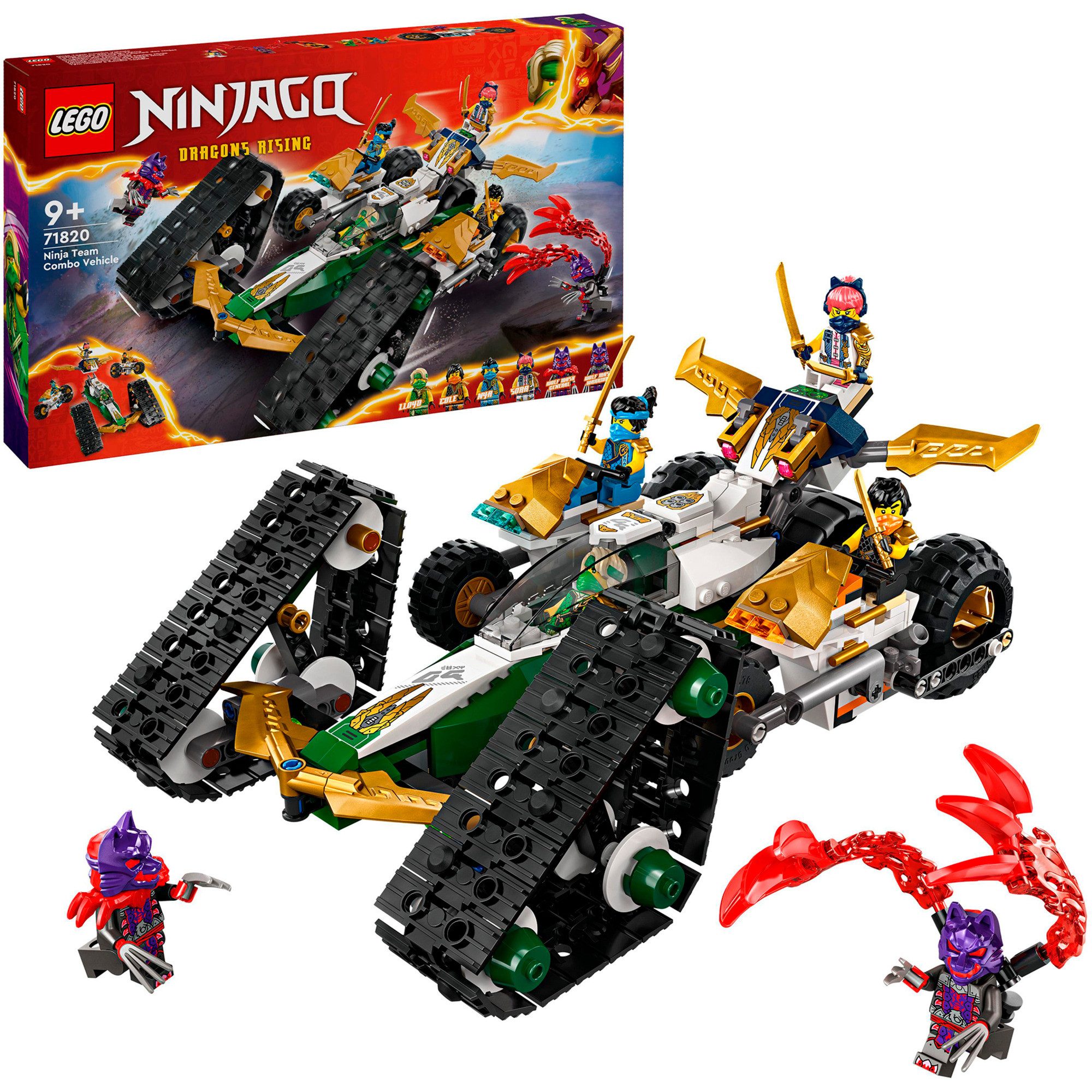 LEGO® LEGO Ninjago Kombi-Raupe des Ninja-Teams, Spielbausteine günstig online kaufen