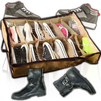 Retoo Schuhbox Schuh Hänge Organizer Schuhaufbewahrung Schuhkarton Schuhbox (Set, Organizer), Ordnung halten, Platzersparnis, Schutz vor Staub und Feuchtigkeit