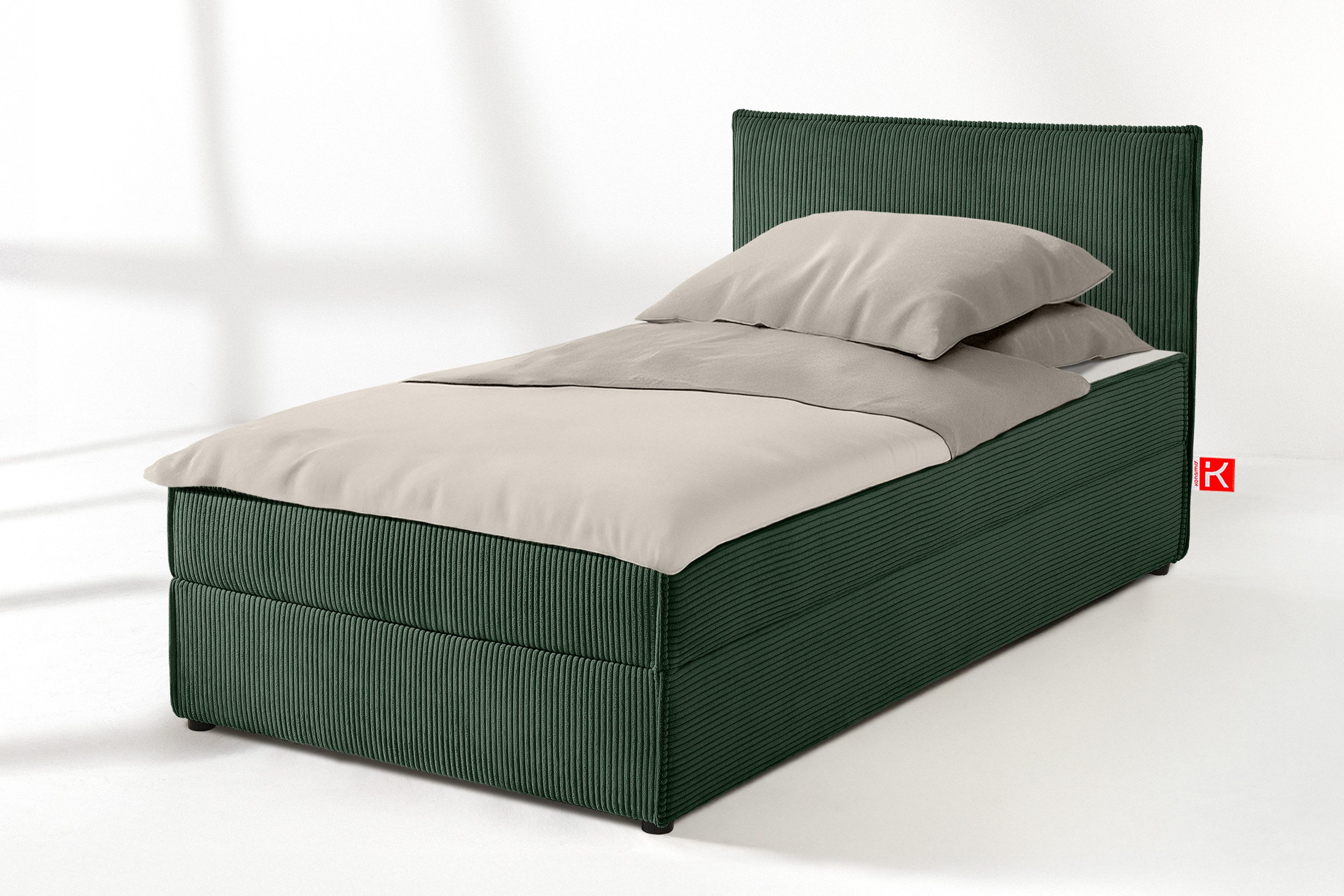 KONSIMO® Jugendbett Einzelbett, Polsterbett ROTI, Tagesbett (100 cm x 200 c günstig online kaufen