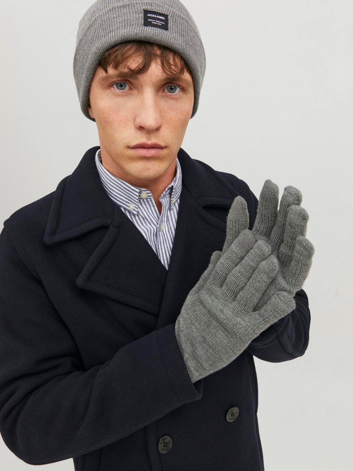 Jack & Jones Strickhandschuhe JACBARRY KNITTED GLOVES NOOS