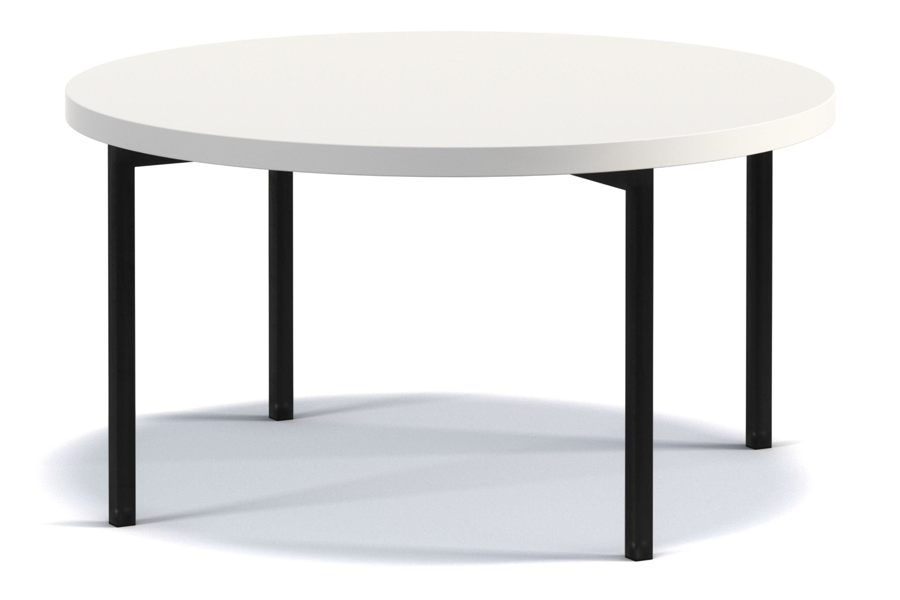 KONSIMO® Couchtisch Couchtisch GERIS, Loft-Stil, mit Metallfüßen, industrieller Stil