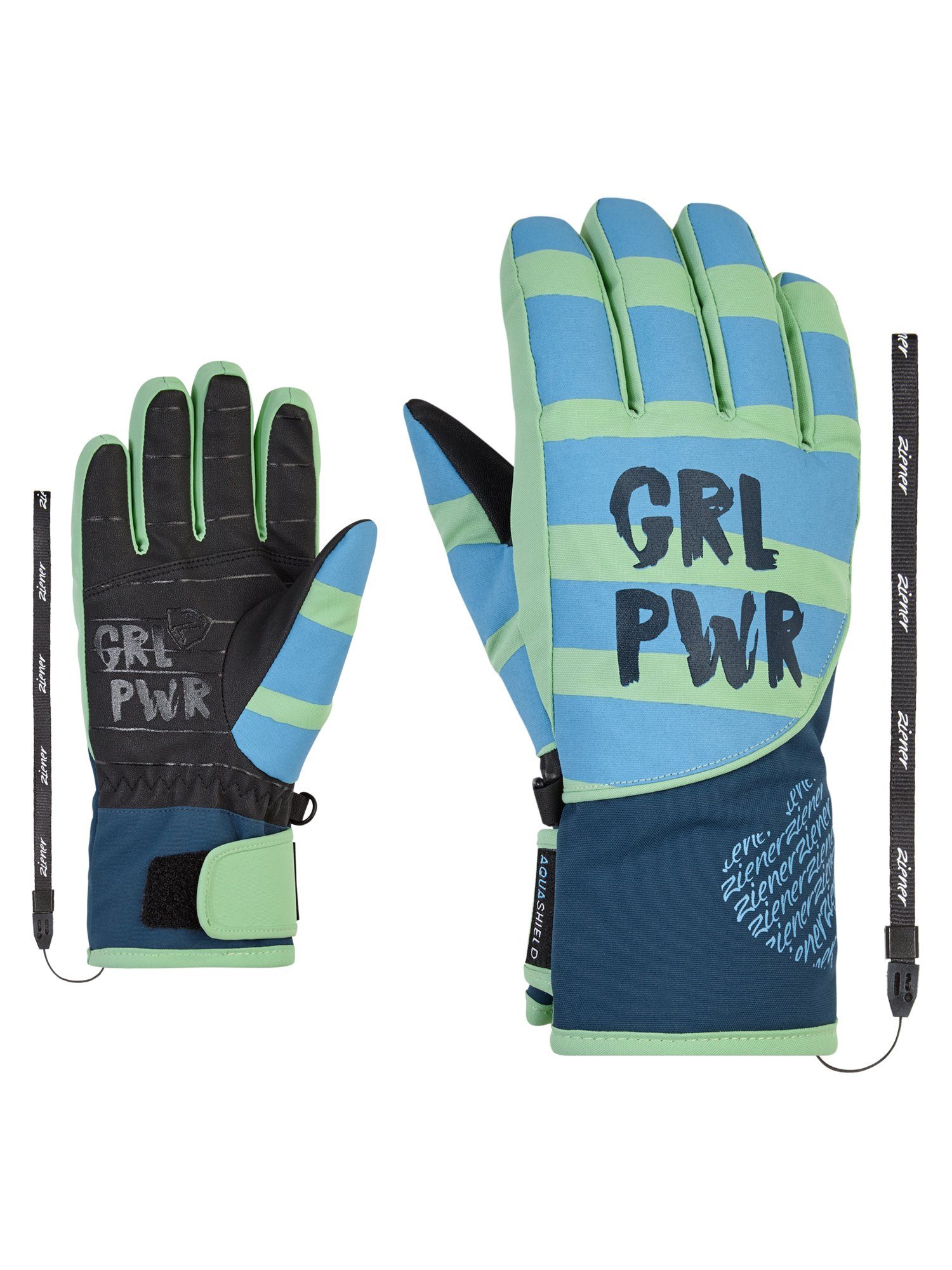 Ziener Skihandschuhe LIWA AS(R) PR grün | Handschuhe