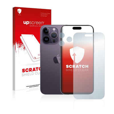 upscreen Schutzfolie für Apple iPhone 14 Pro Max (Display+Kamera), Displayschutzfolie, Folie klar Anti-Scratch Anti-Fingerprint