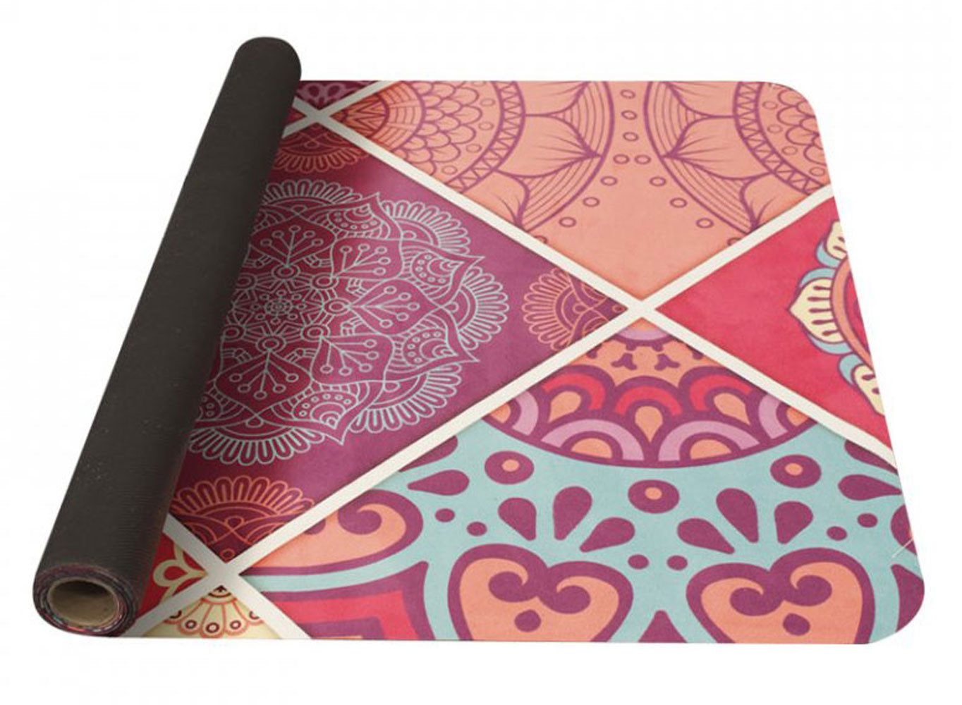 Yate Yogamatte Yogamatte mit Naturkautschuk & Mikrofaser (185 x 68 cm), Rutschfest, Stabil, Faltbar