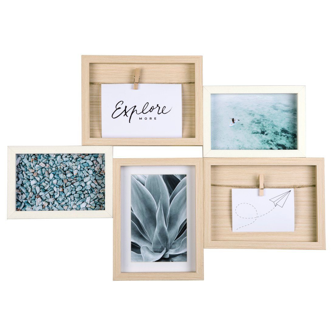 Hama Portraitrahmen Porträtrahmen Galerie, Formate 2x 10x15 cm und 3x 13x18 günstig online kaufen