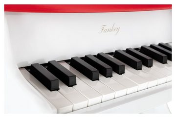 FunKey Spielzeug-Musikinstrument Mini Spielzeug Piano - Metallophon in Klavier Optik - 25 Tasten ideal für kleine Kinderhände - Kinderklavier für Kinder ab 3 Jahren, Kein Aufbau notwendig, einfach auspacken und loslegen