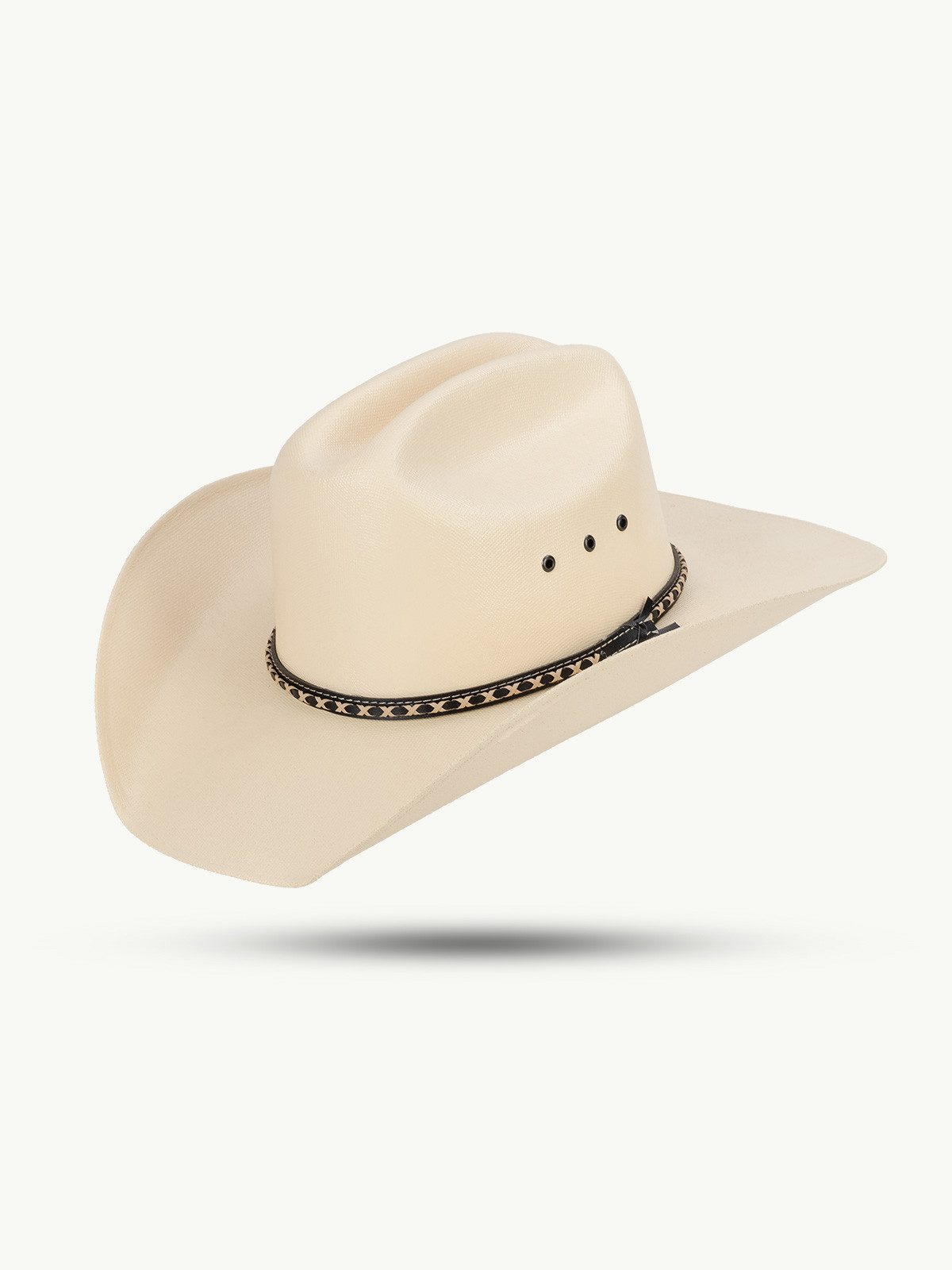 Scippis Cowboyhut SCIPPIS Sommerhut „Parker“ – Papierstroh mit Zierband, creme
