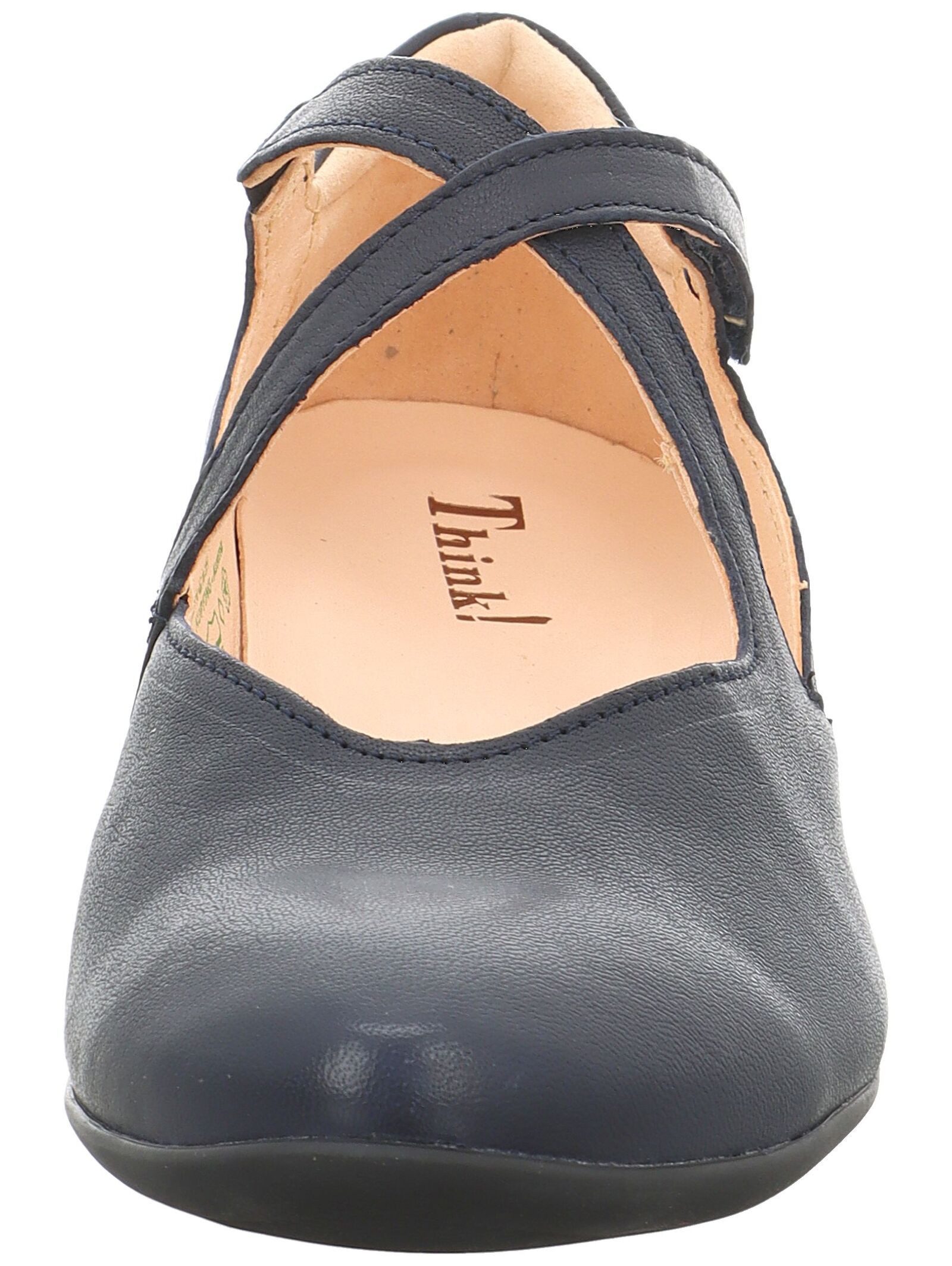 Think! Think! Ballerinas Leder Riemchenballerina
