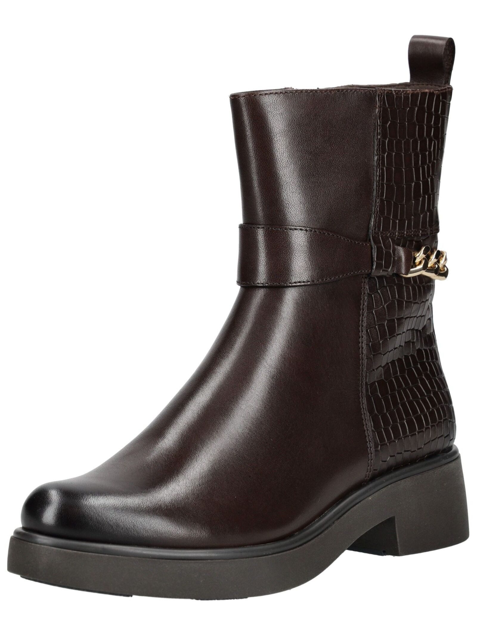 Stiefelette Leder . Stiefelette