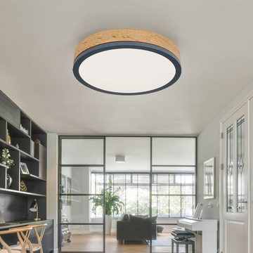 etc-shop LED Deckenleuchte, Leuchtmittel inklusive, Warmweiß, Deckenleuchte Designleuchte Deckenlampe Wohnzimmerleuchte Küche-
