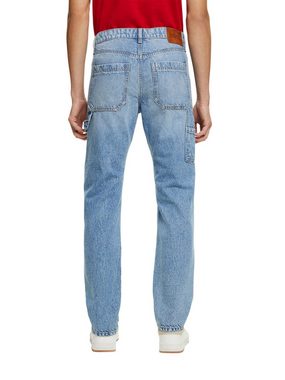 Esprit Straight-Jeans Gerade Carpenter Jeans mit mittelhohem Bund