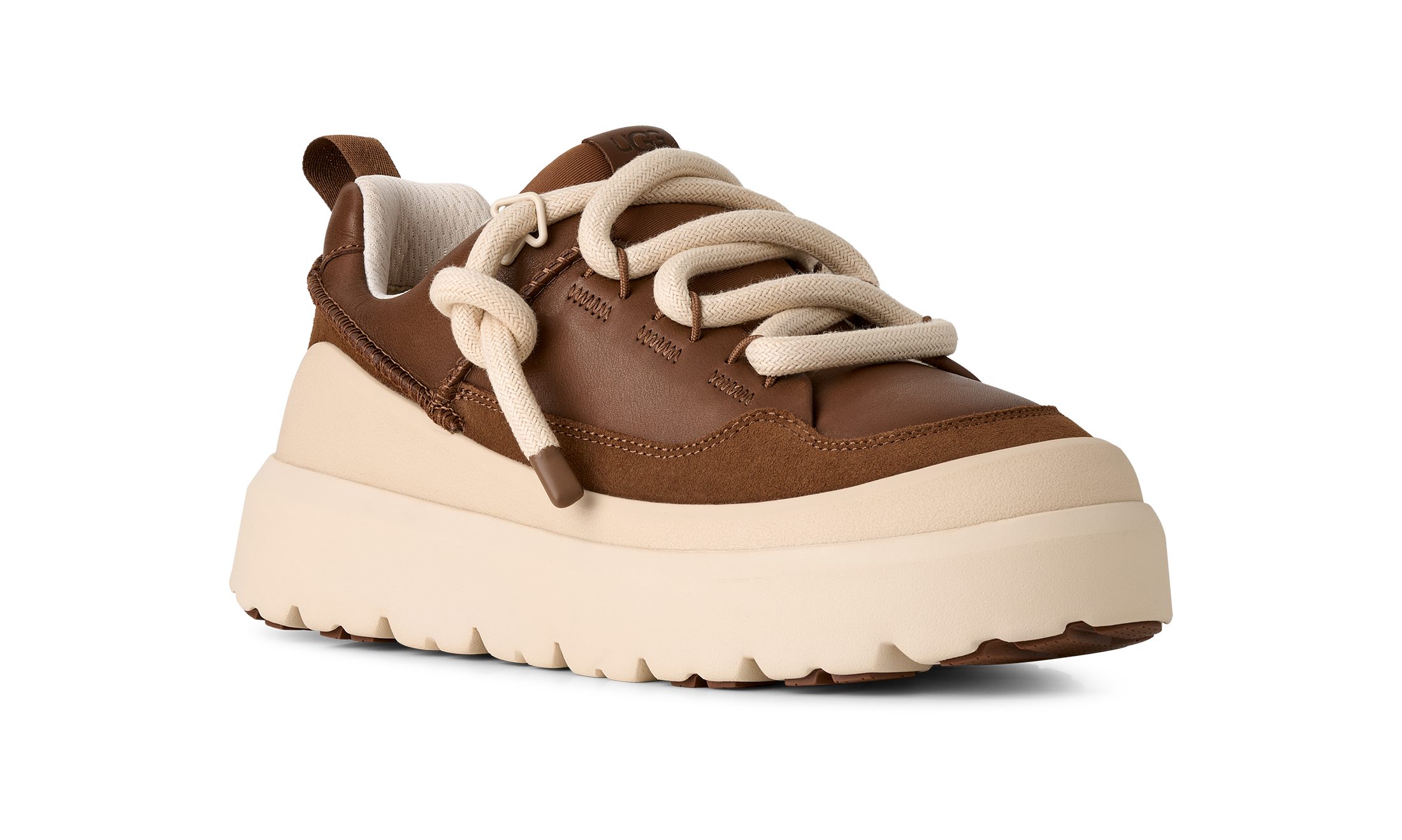 UGG HERITAGE UTILITY SNEAKER Sneaker Plateausneaker, Schnürer, Halbschuh mit weichem Schaftrand