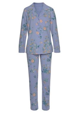 Vivance Dreams Pyjama (2 tlg) mit Blumen Print