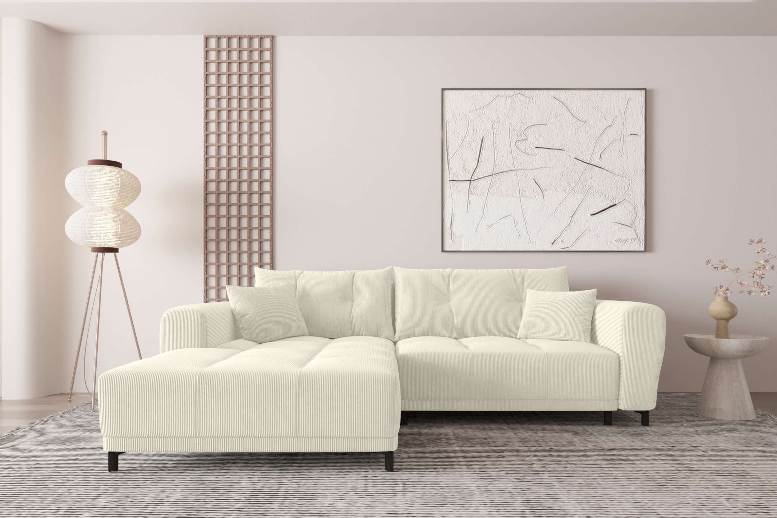 99rooms Ecksofa Massimo, Sofa L-Form, Eckcouch, mit oder ohne Schlaffunktio günstig online kaufen