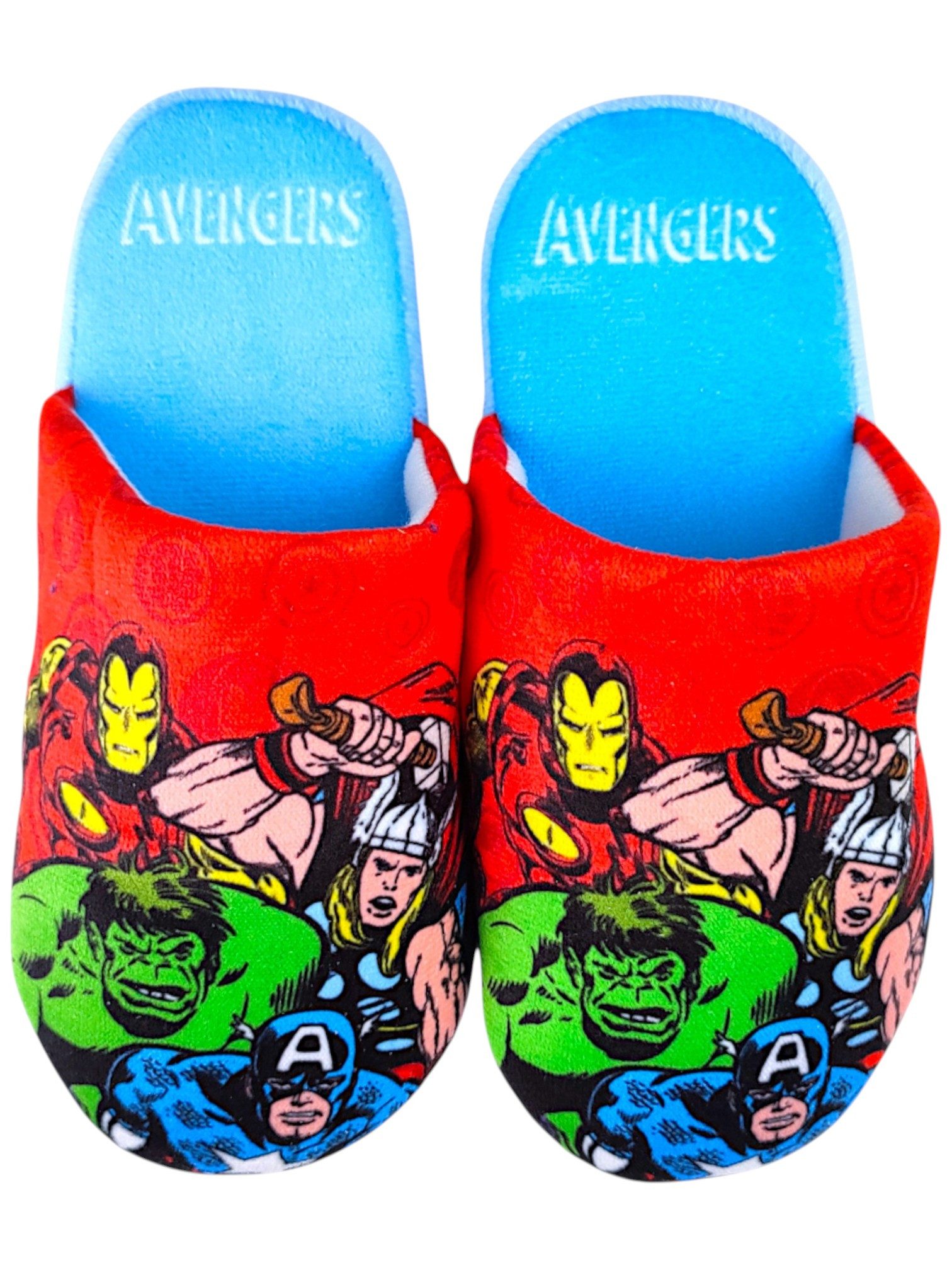 The AVENGERS Marvel Hausschuh Jungen Slipper Pantoffeln Gr. 28-35