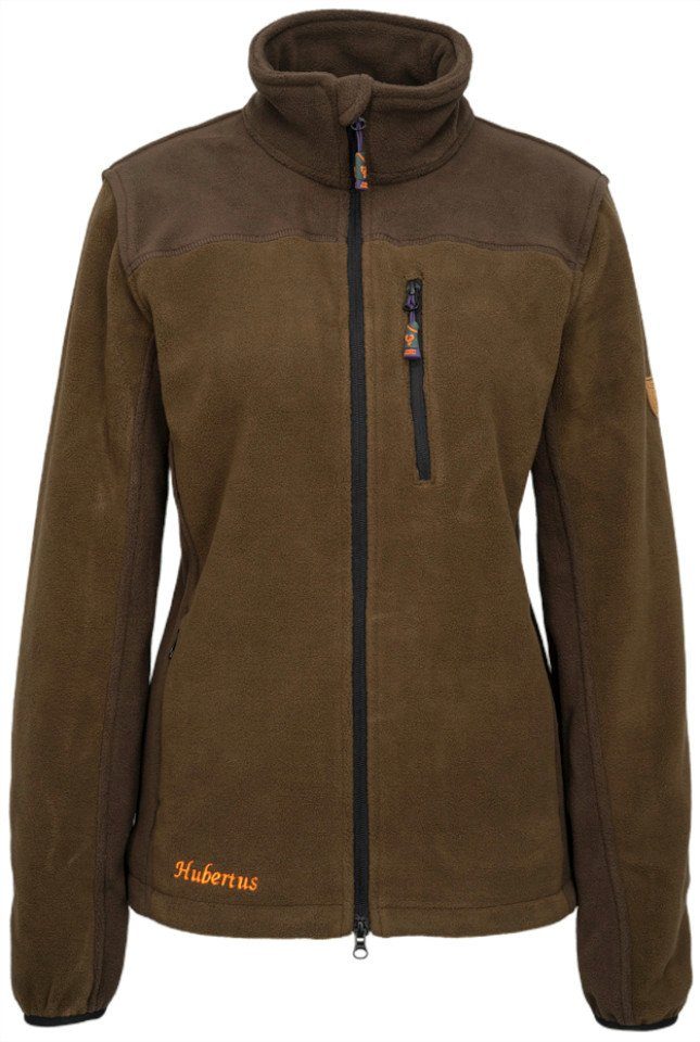 Hubertus® Lady Outdoorjacke Fleecejacke Outdoor Jagd von Damen Jagdjacke Oefele Shop & oliv/braun warm NEU