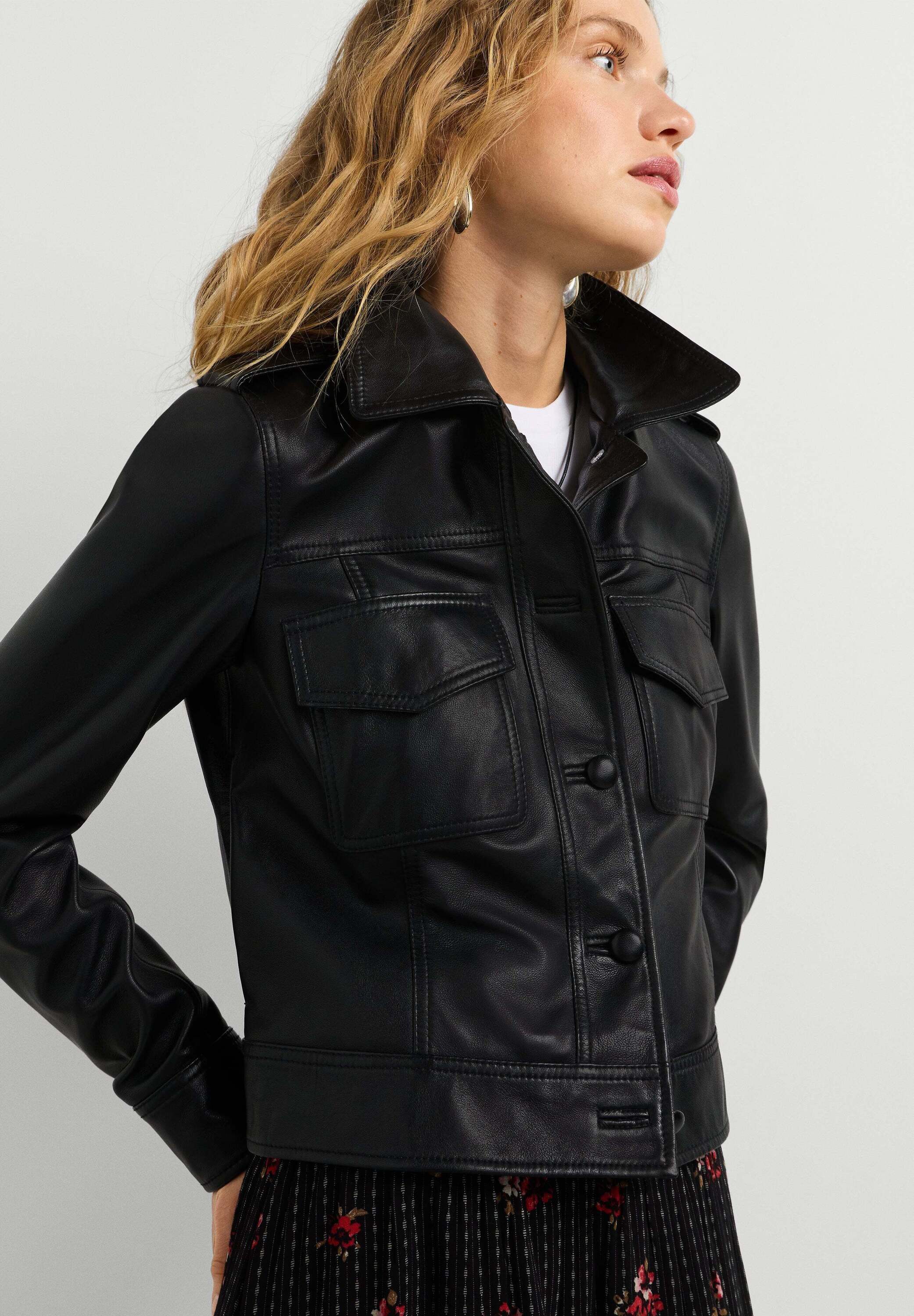 Pepe Jeans Lederjacke leather jacket NONDE